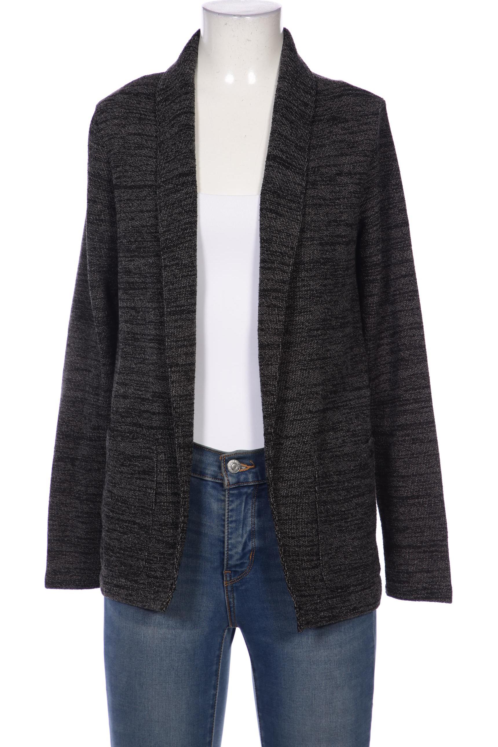 

edc by Esprit Damen Strickjacke, grau, Gr. 36