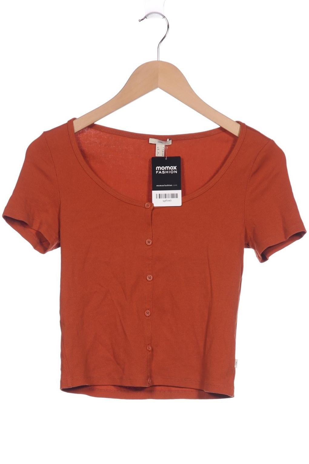 

edc by Esprit Damen T-Shirt, orange, Gr. 36