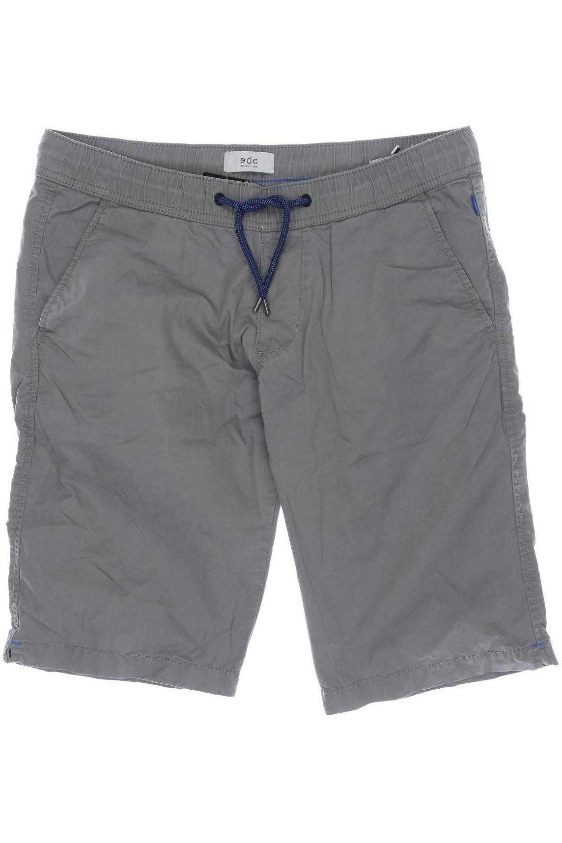 

edc by Esprit Herren Shorts, grau, Gr. 33
