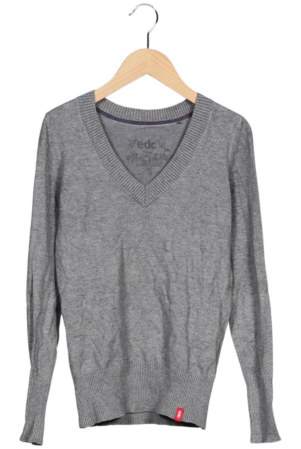 

edc by Esprit Damen Pullover, grau, Gr. 36