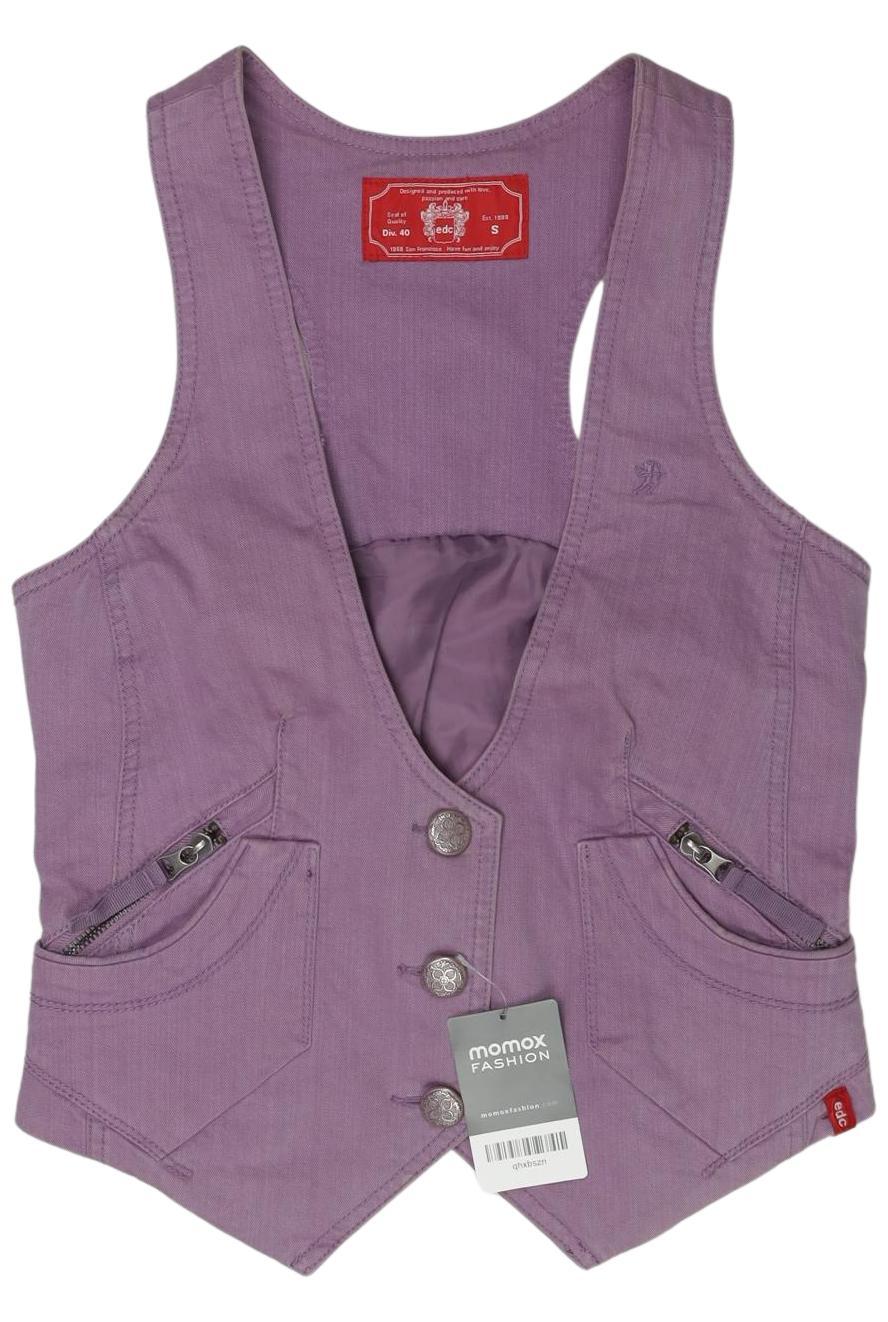 

edc by Esprit Damen Weste, flieder, Gr. 36