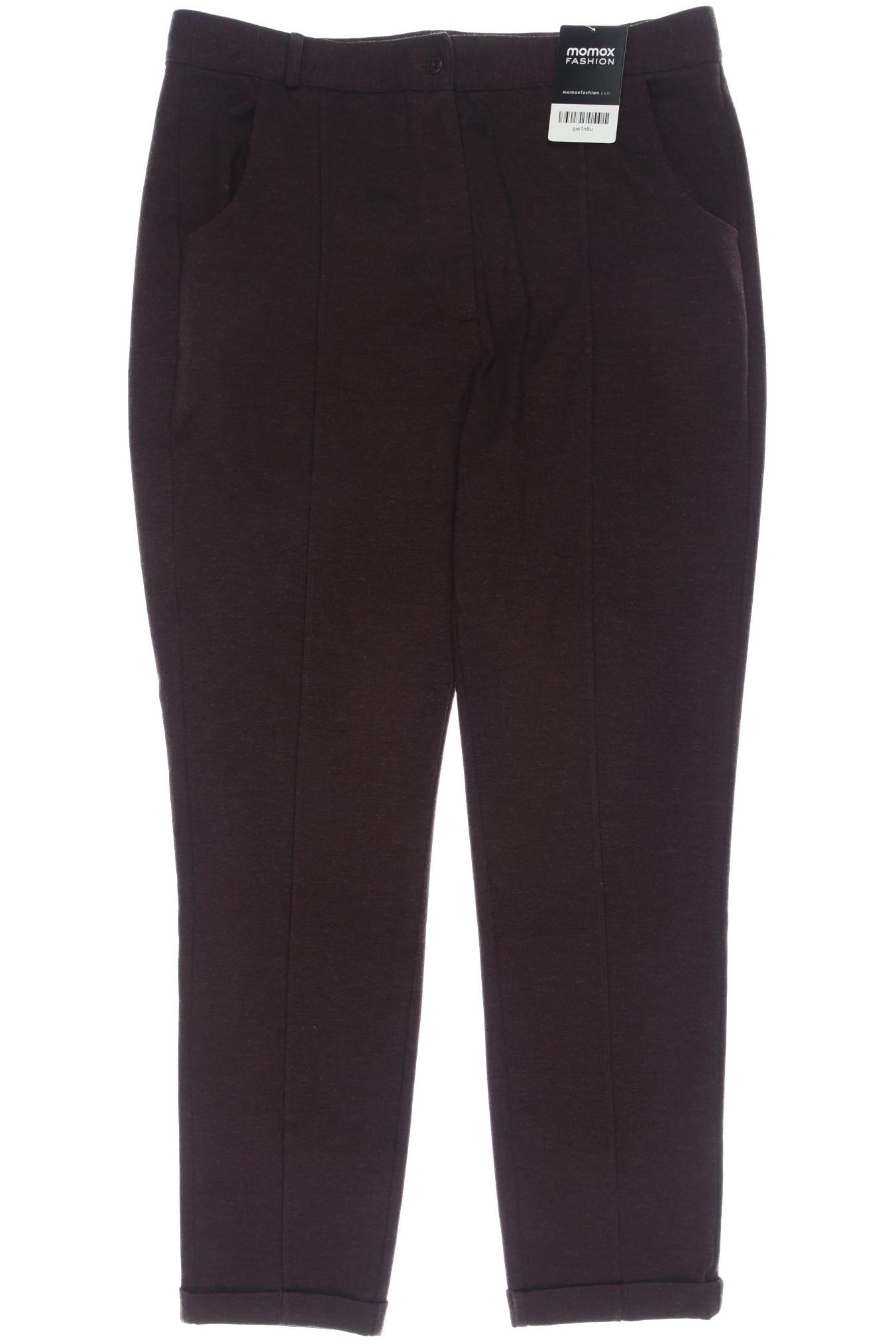 

edc by Esprit Damen Stoffhose, bordeaux, Gr. 0
