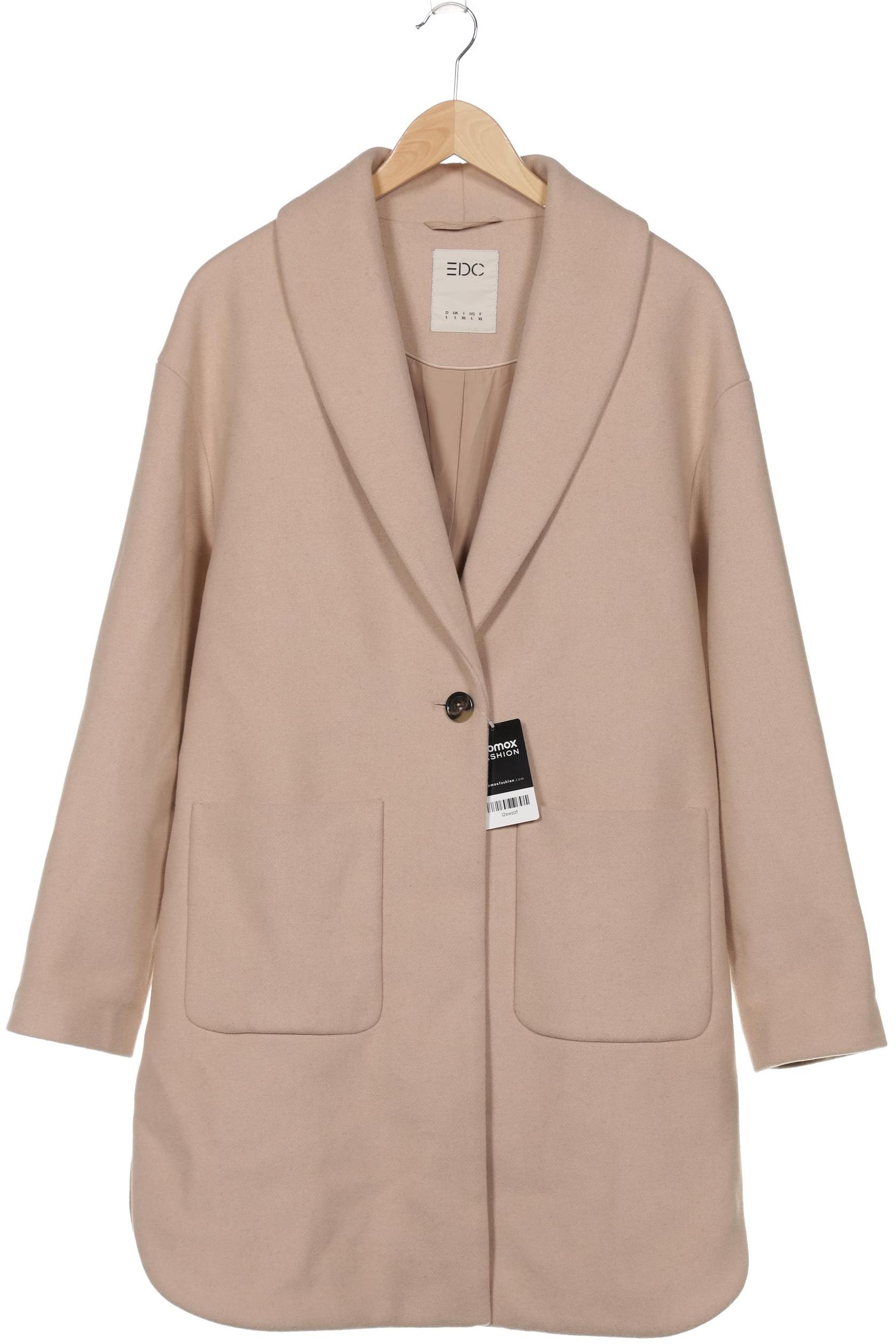 

edc by Esprit Damen Mantel, beige, Gr. 42