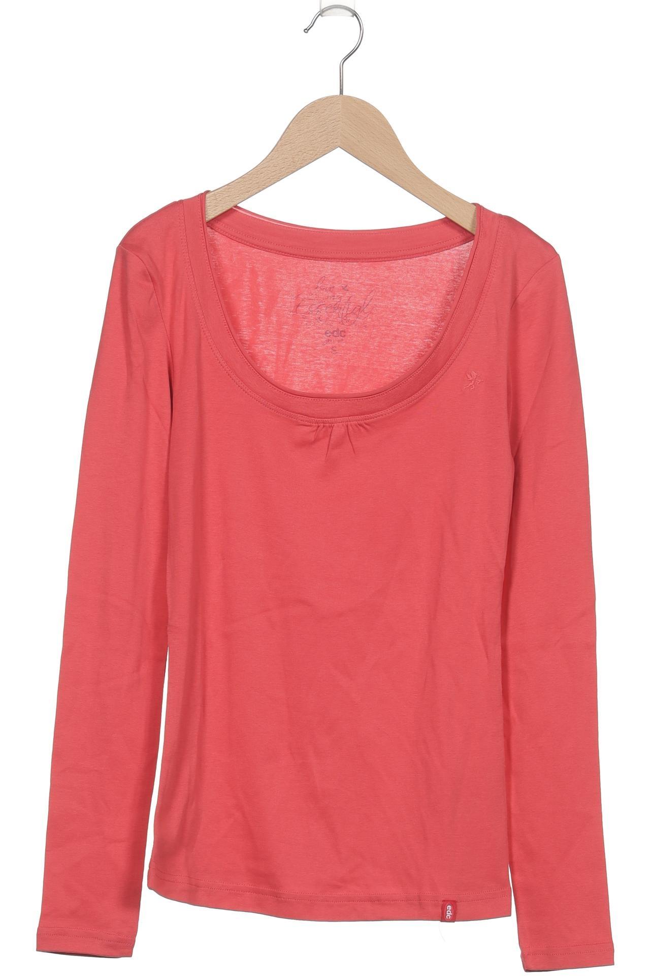 

edc by Esprit Damen Langarmshirt, rot, Gr. 36