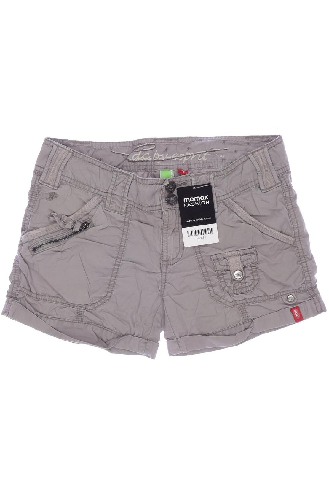 

edc by Esprit Damen Shorts, grau, Gr. 32