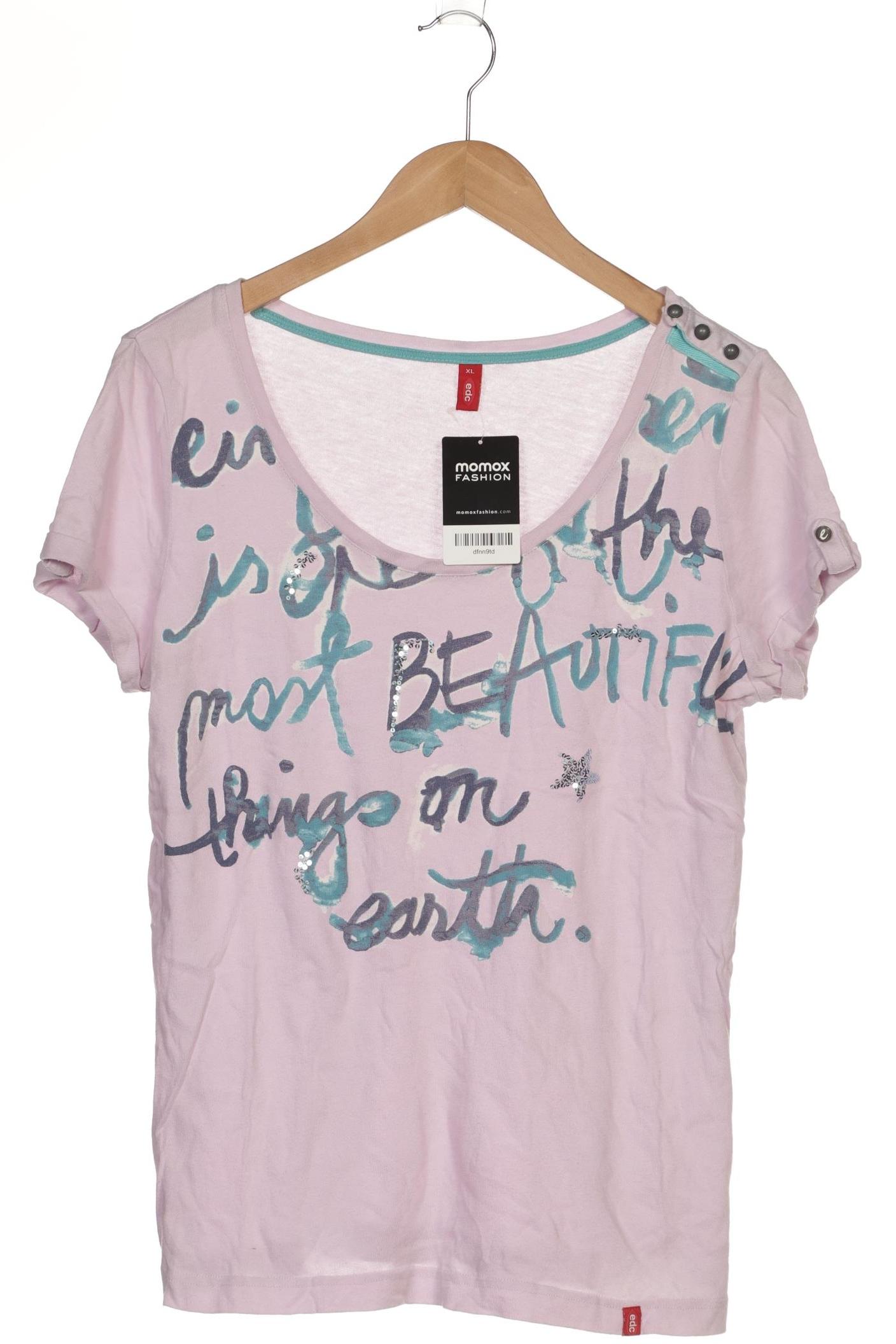 

edc by Esprit Damen T-Shirt, flieder, Gr. 44