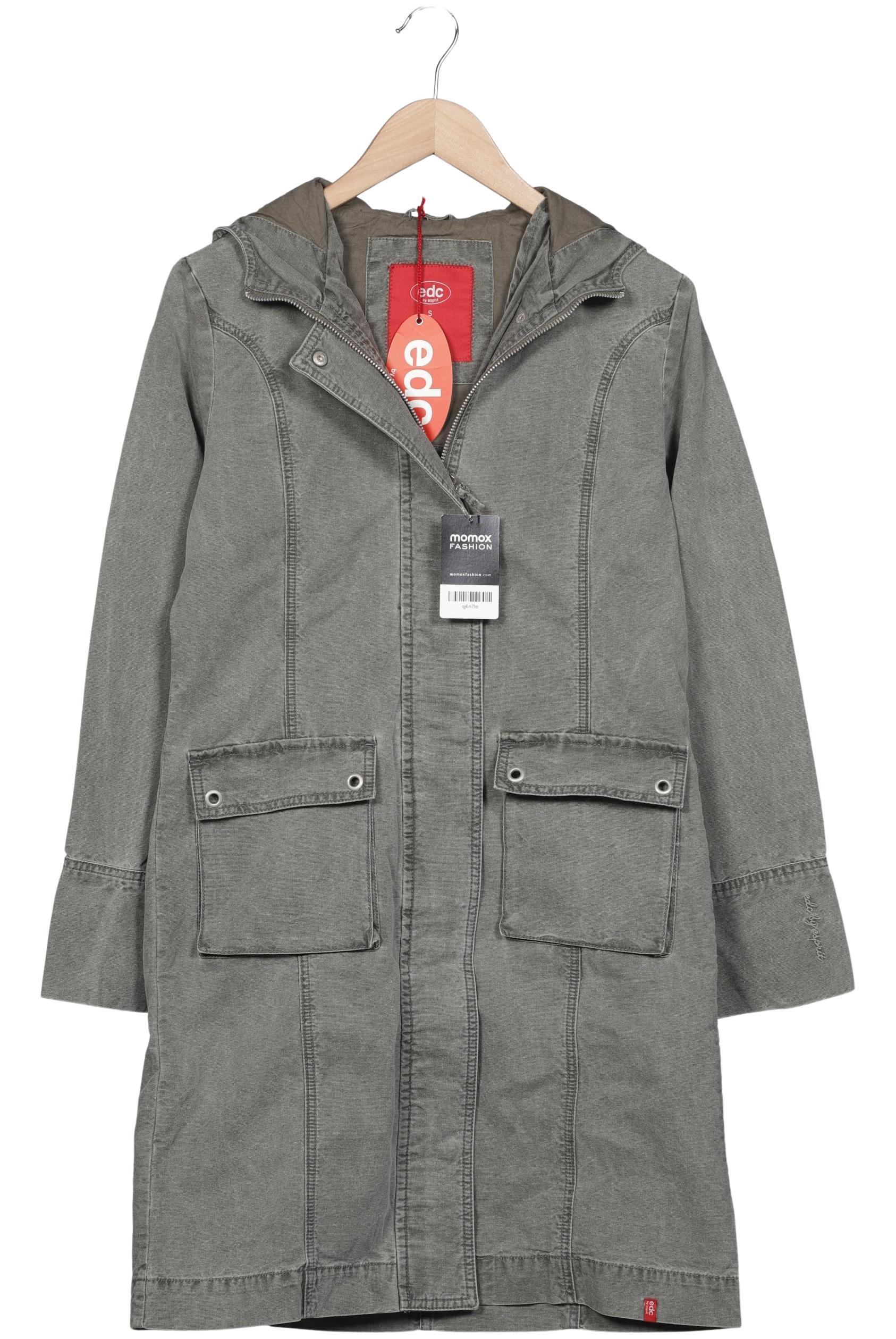

edc by Esprit Damen Mantel, grau, Gr. 36