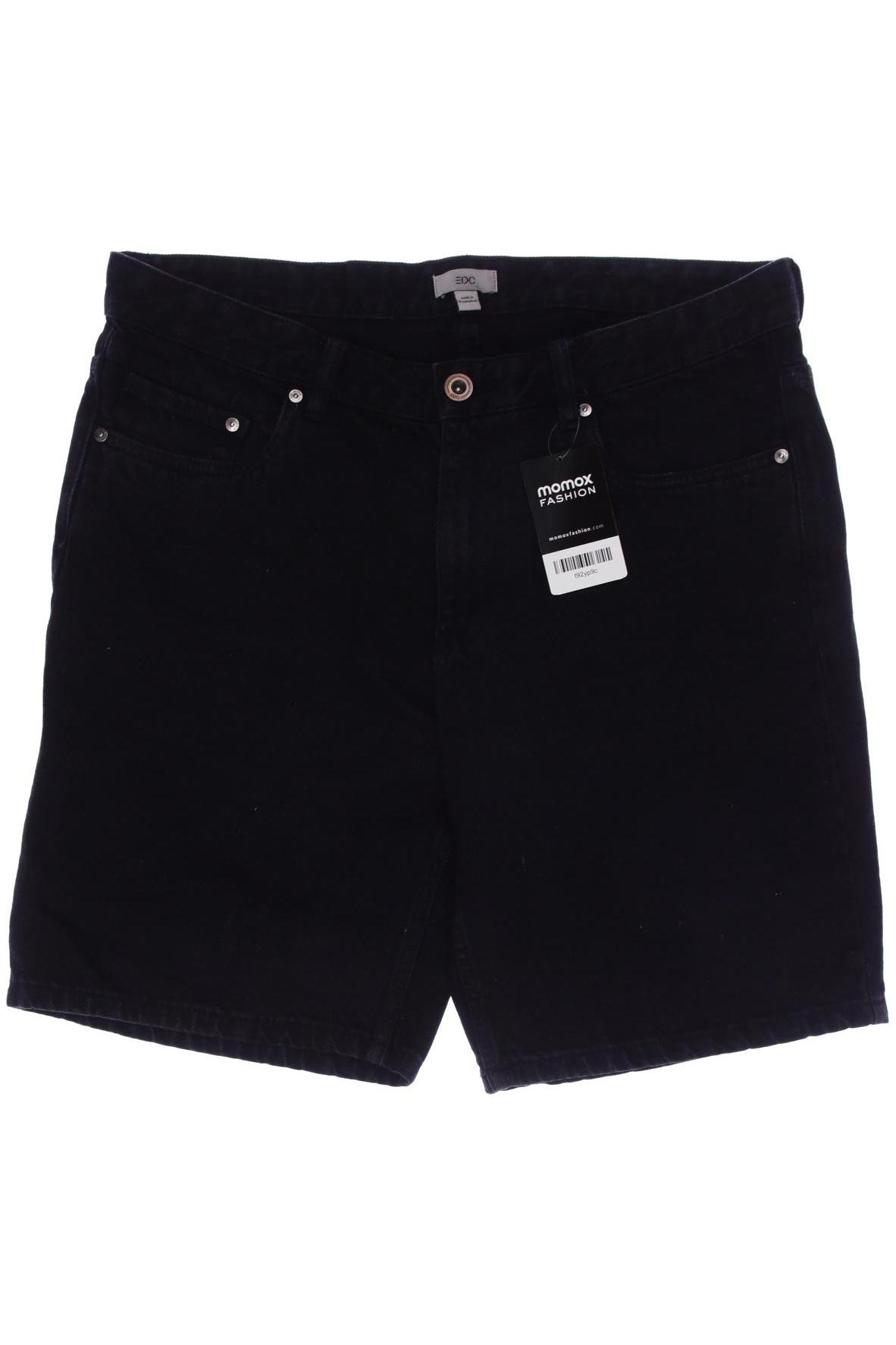 

edc by Esprit Herren Shorts, schwarz, Gr. 33