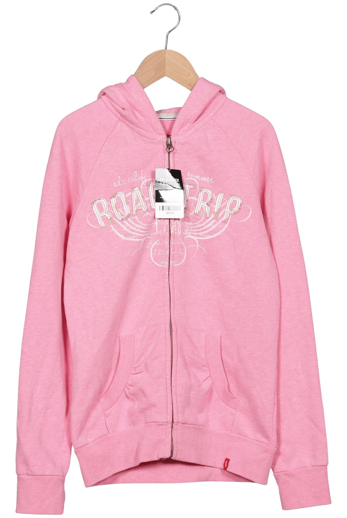 

edc by Esprit Damen Kapuzenpullover, pink, Gr. 40