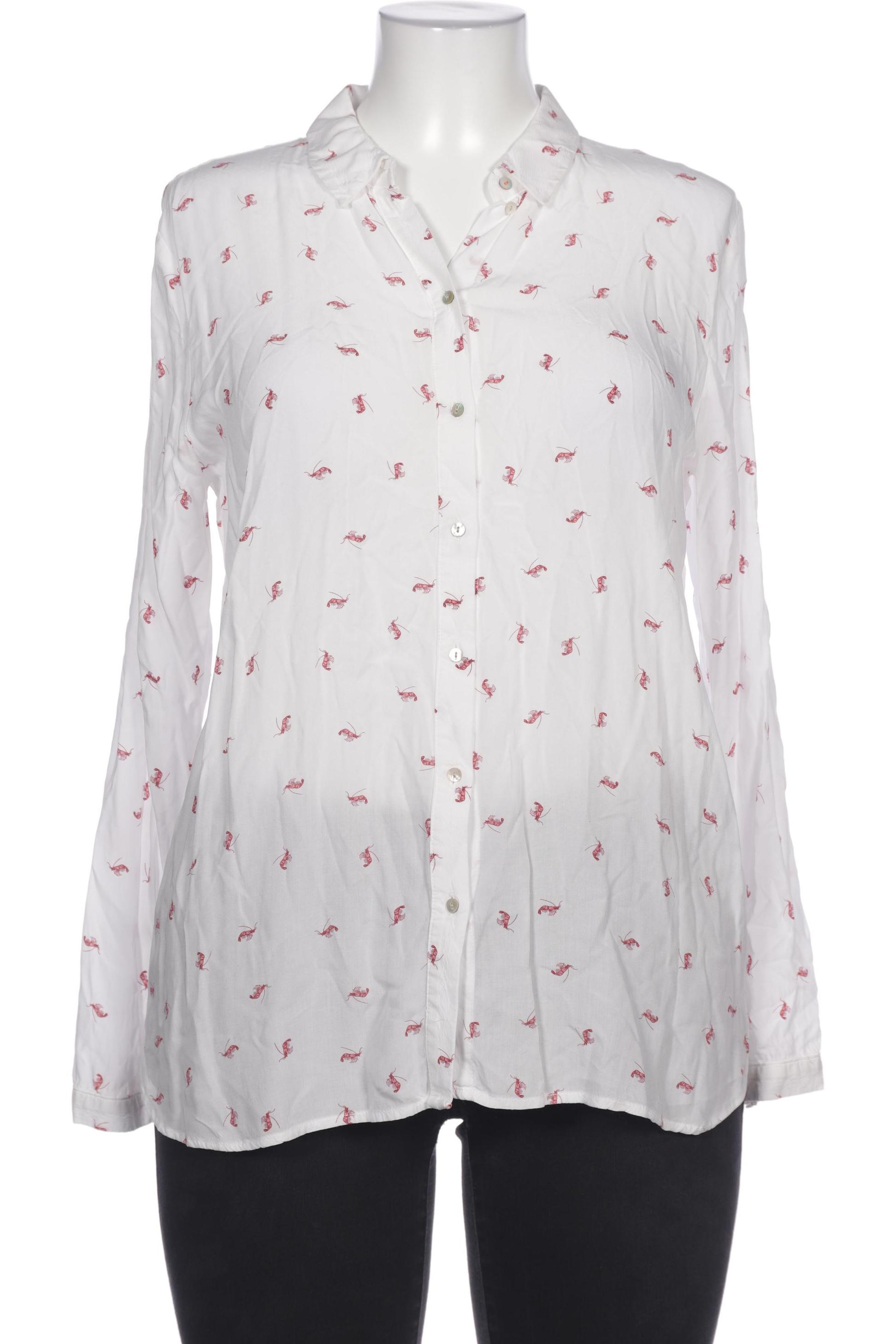 

edc by Esprit Damen Bluse, weiß, Gr. 42