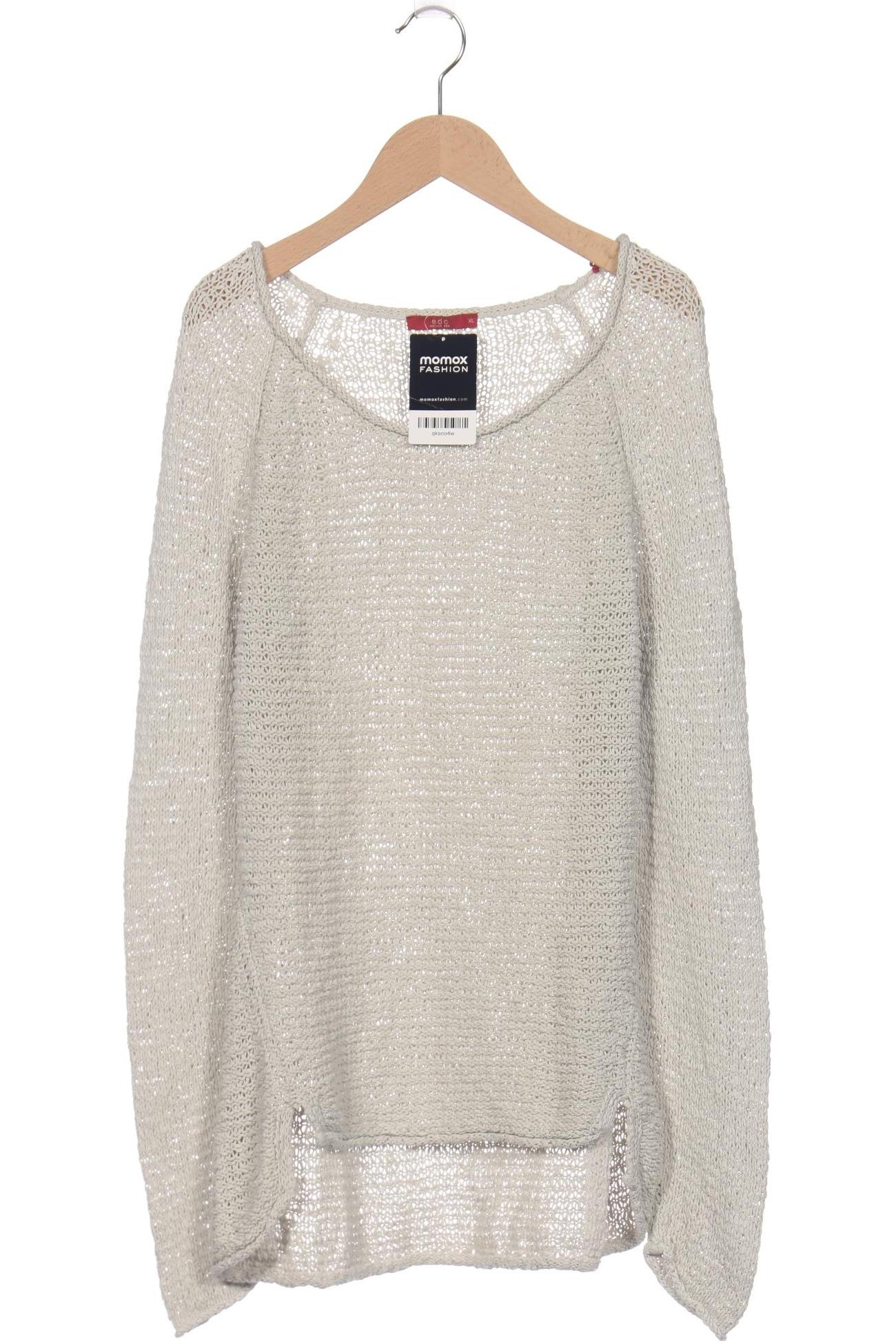 

edc by Esprit Damen Pullover, grau, Gr. 44