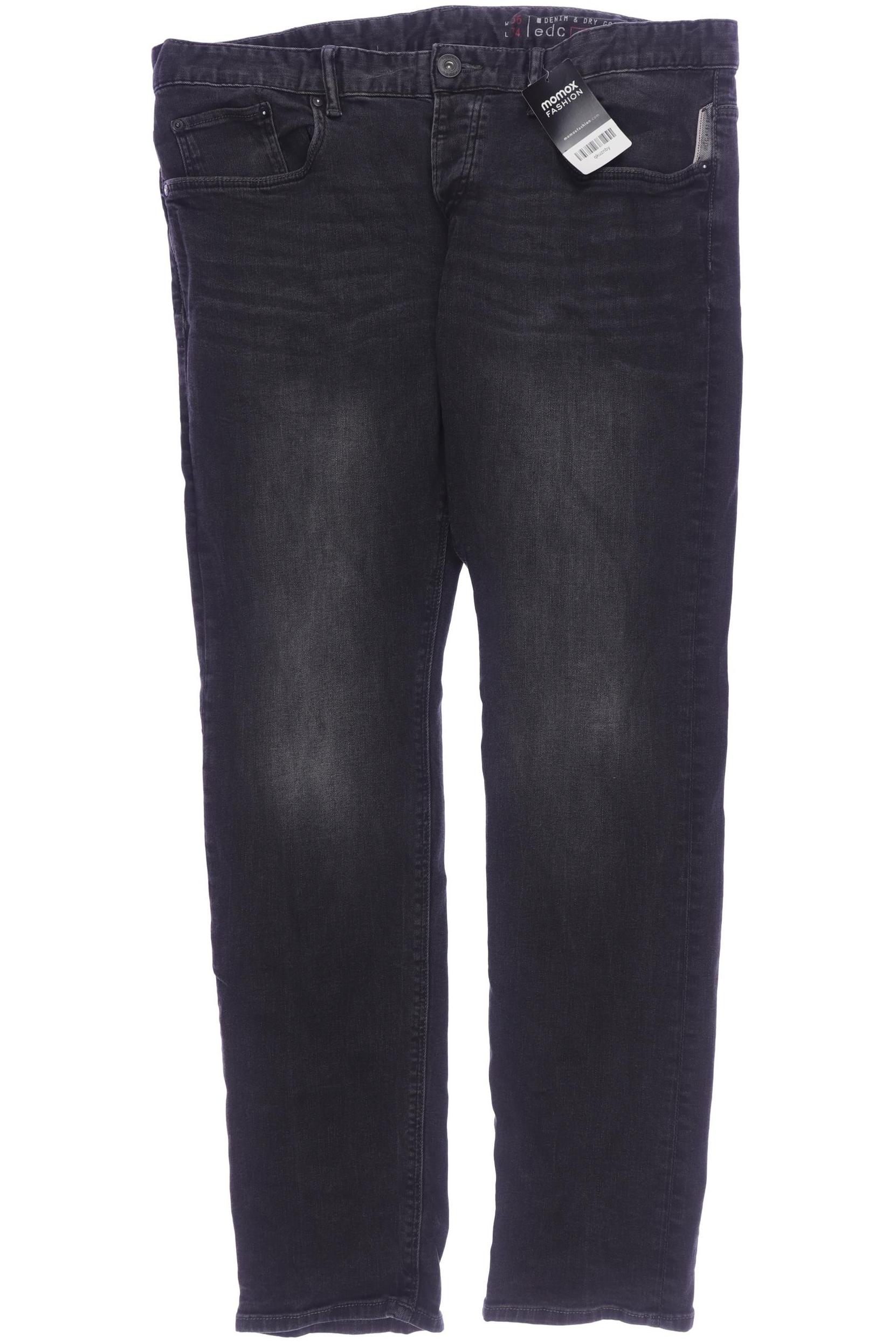 

edc by Esprit Herren Jeans, schwarz, Gr. 36