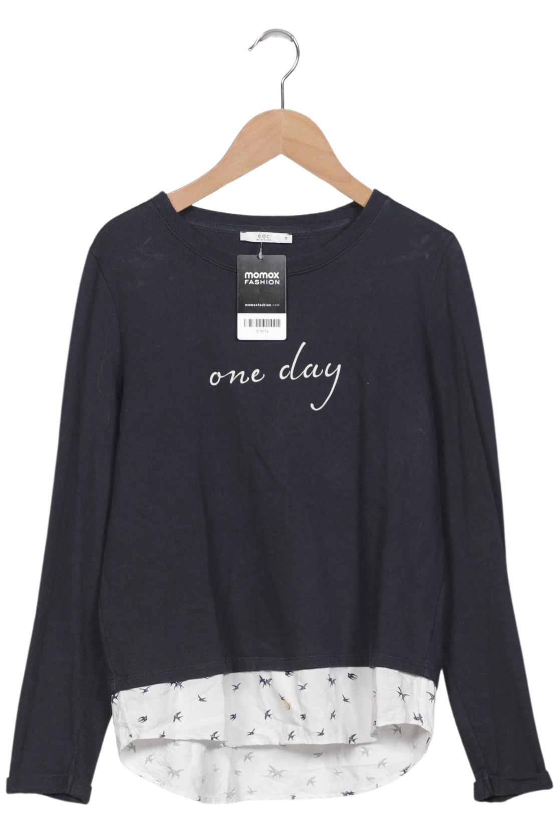 

edc by Esprit Damen Sweatshirt, marineblau, Gr. 38