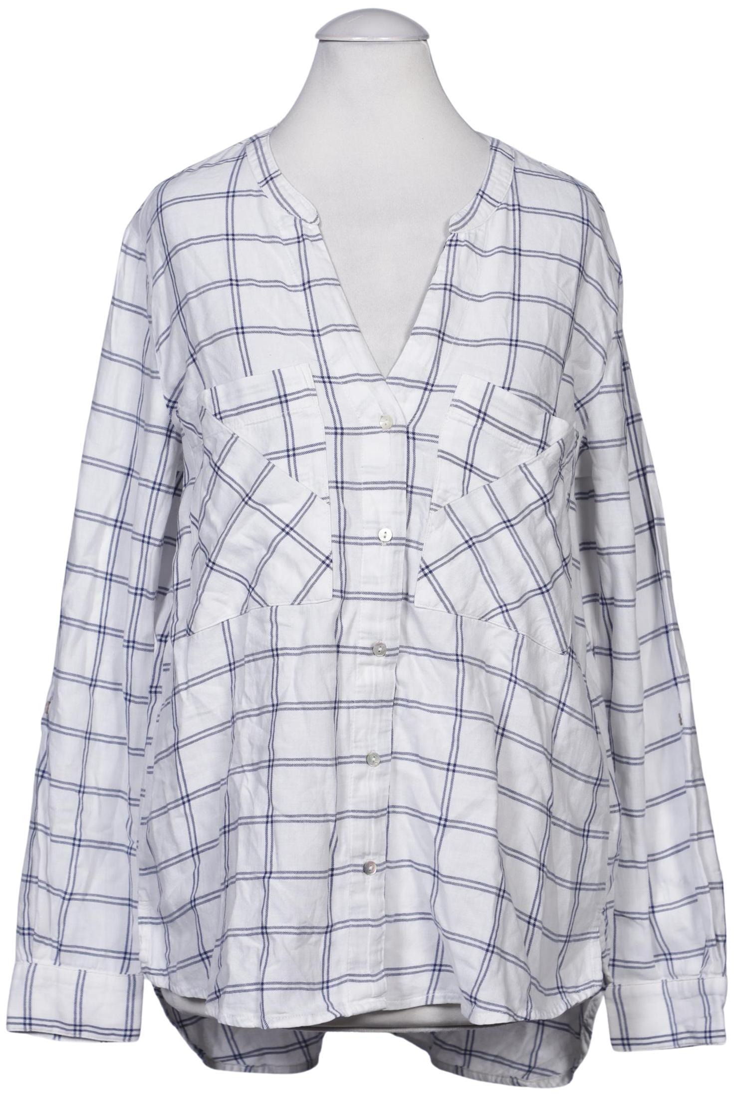 

edc by Esprit Damen Bluse, weiß, Gr. 34