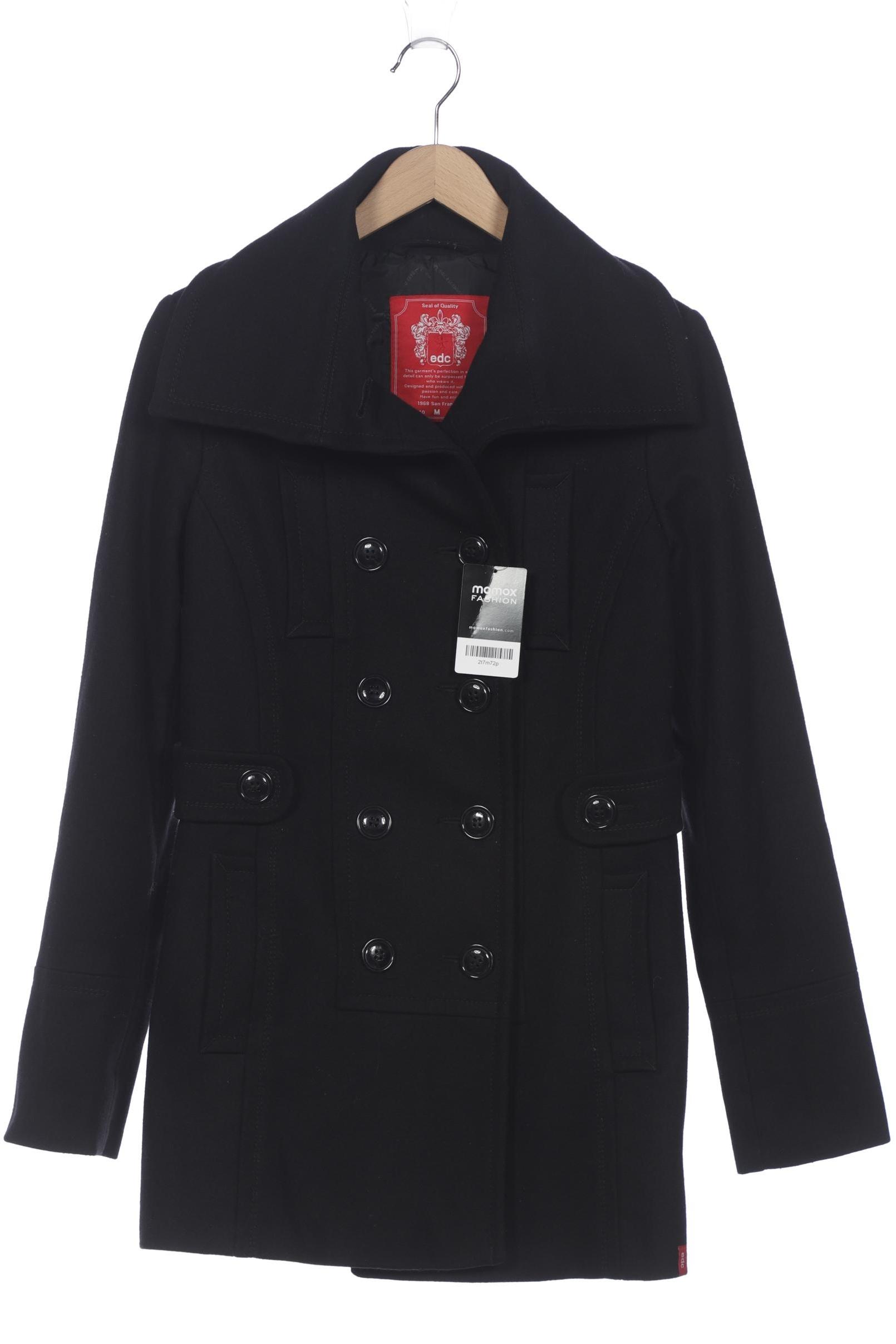 

edc by Esprit Damen Mantel, schwarz, Gr. 38