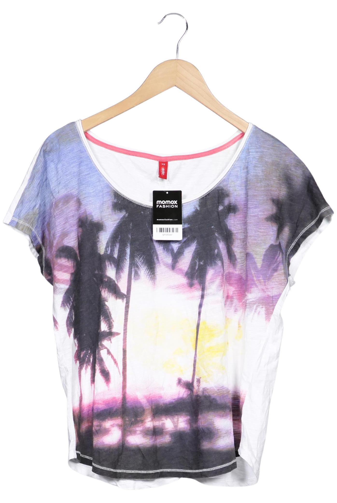 

edc by Esprit Damen T-Shirt, weiß, Gr. 34