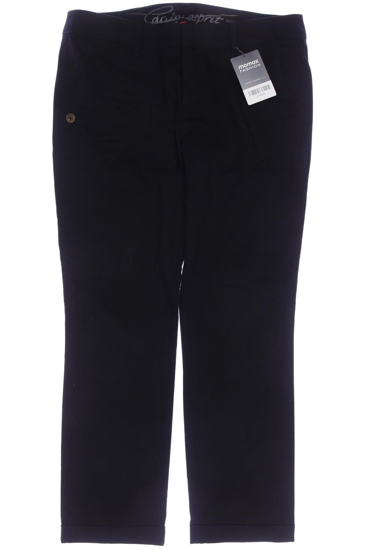 

edc by Esprit Damen Stoffhose, schwarz, Gr. 38