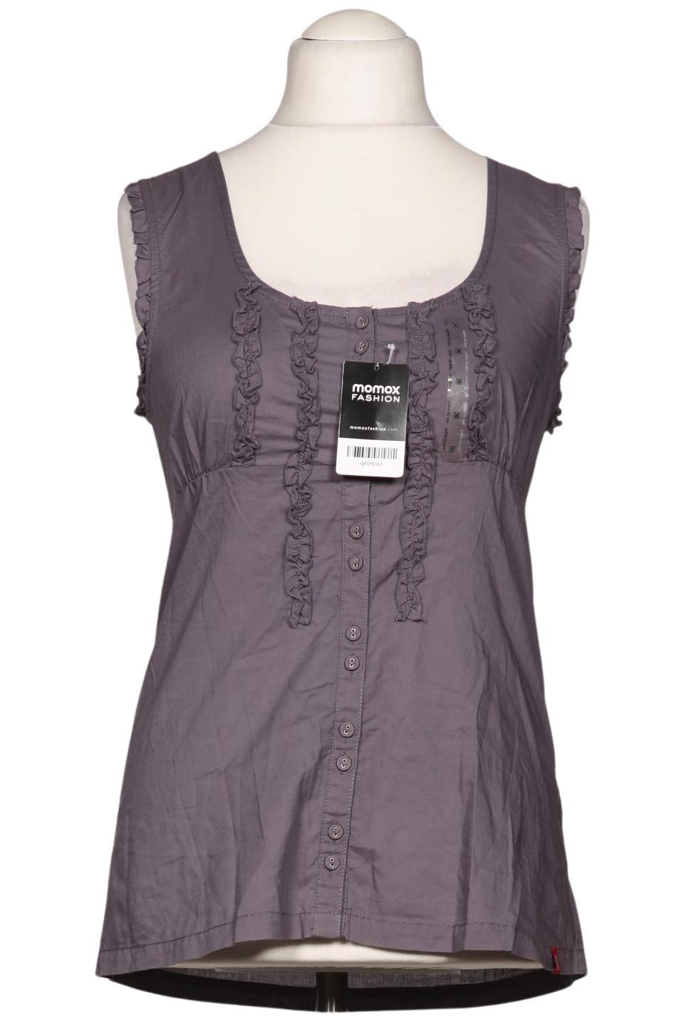 

edc by Esprit Damen Bluse, grau, Gr. 38