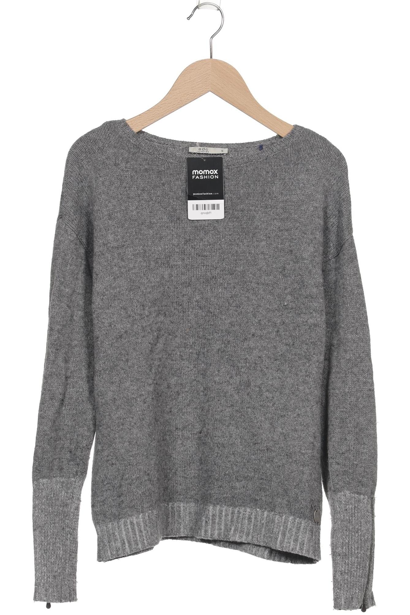 

edc by Esprit Damen Pullover, grau, Gr. 36