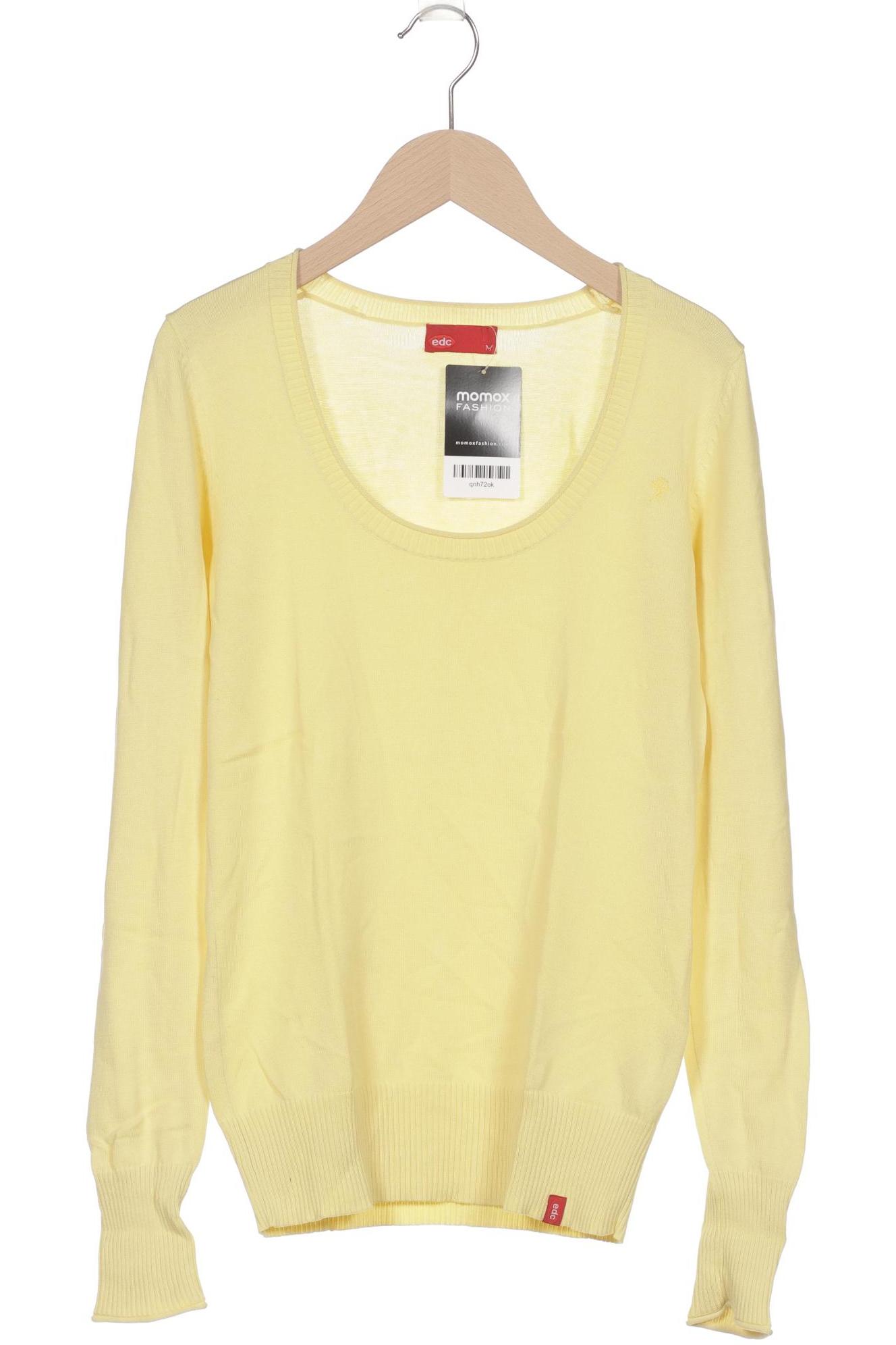 

edc by Esprit Damen Pullover, gelb, Gr. 38