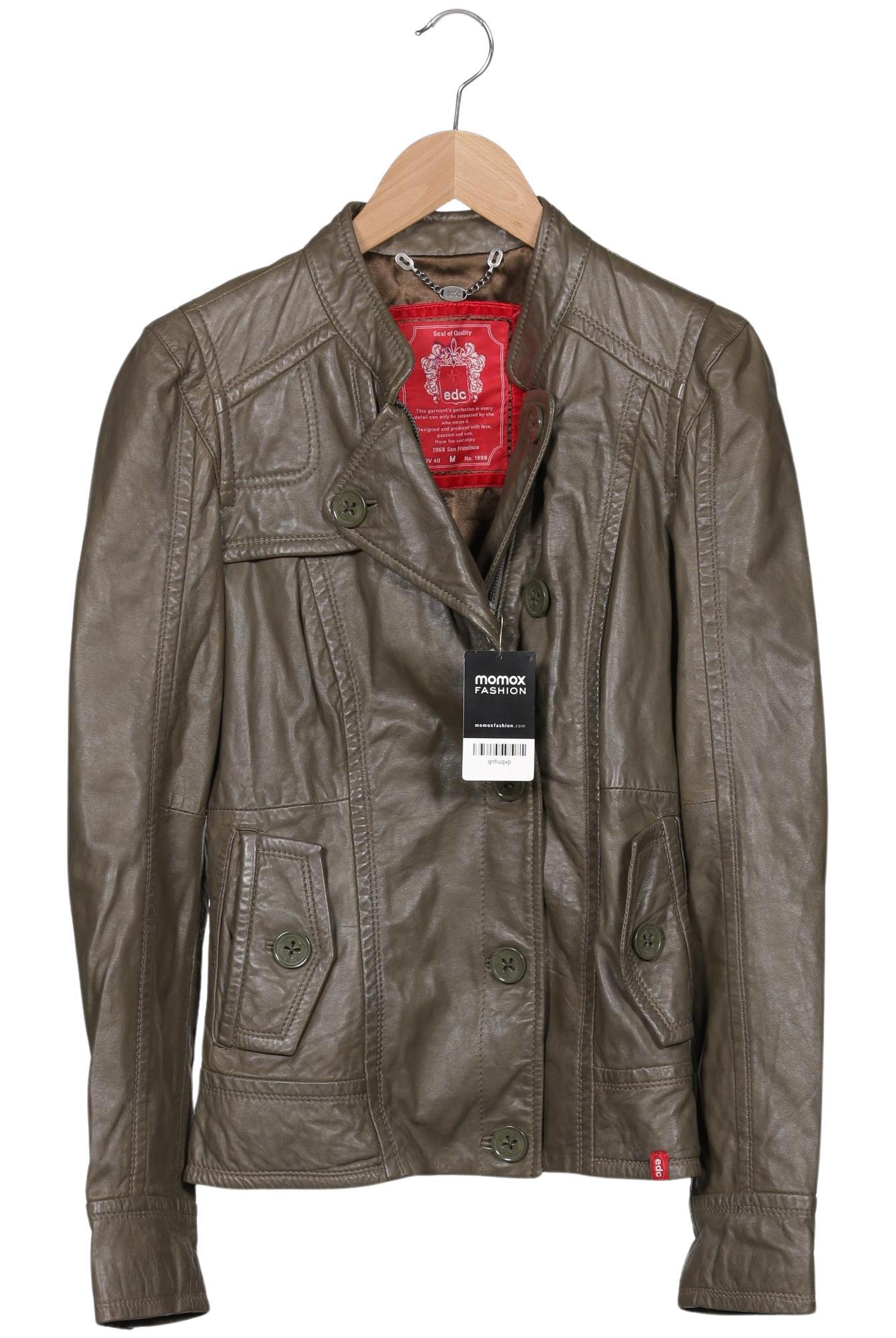 

edc by Esprit Damen Jacke, grün, Gr. 40