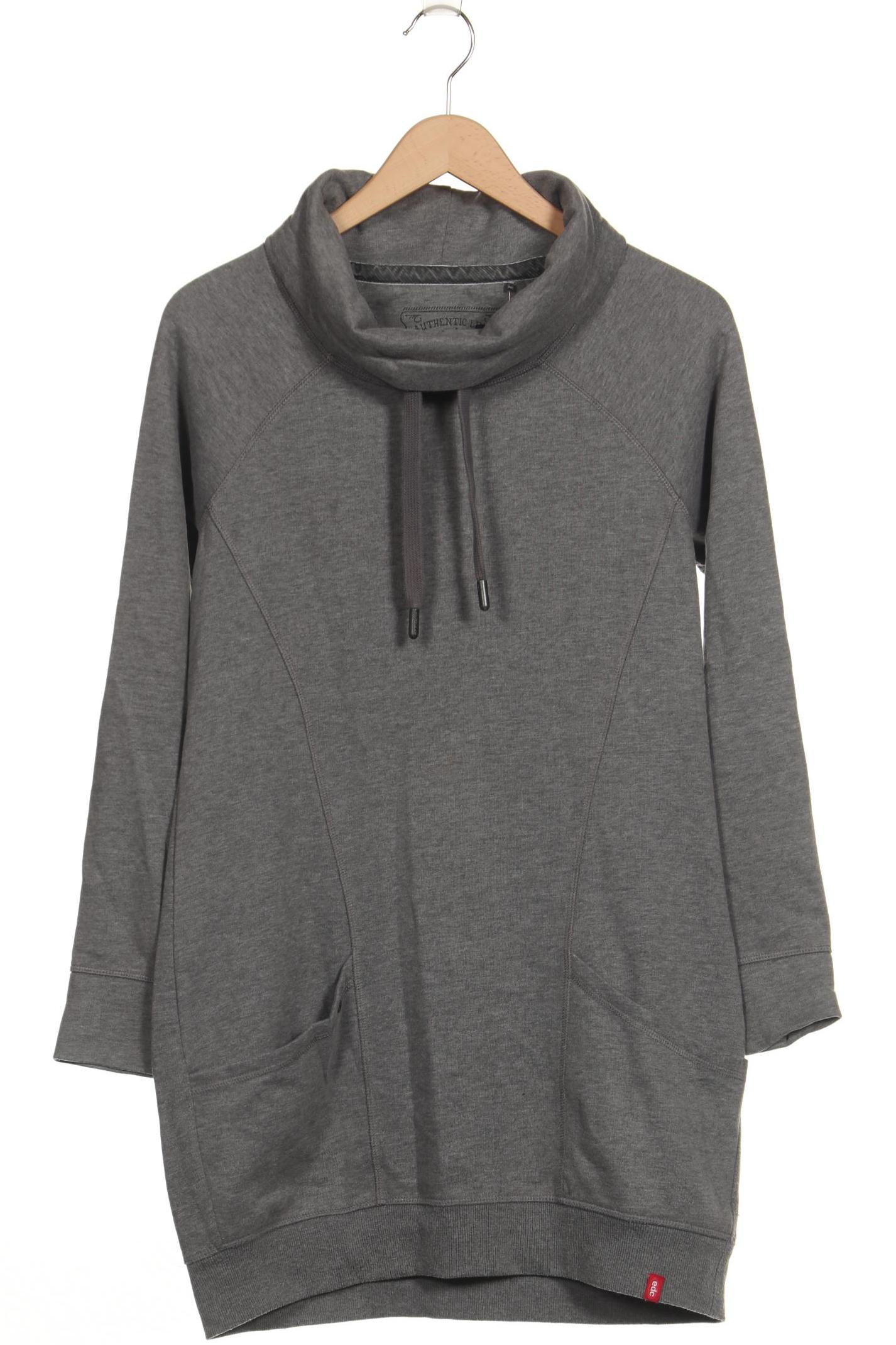 

edc by Esprit Damen Sweatshirt, grau, Gr. 38