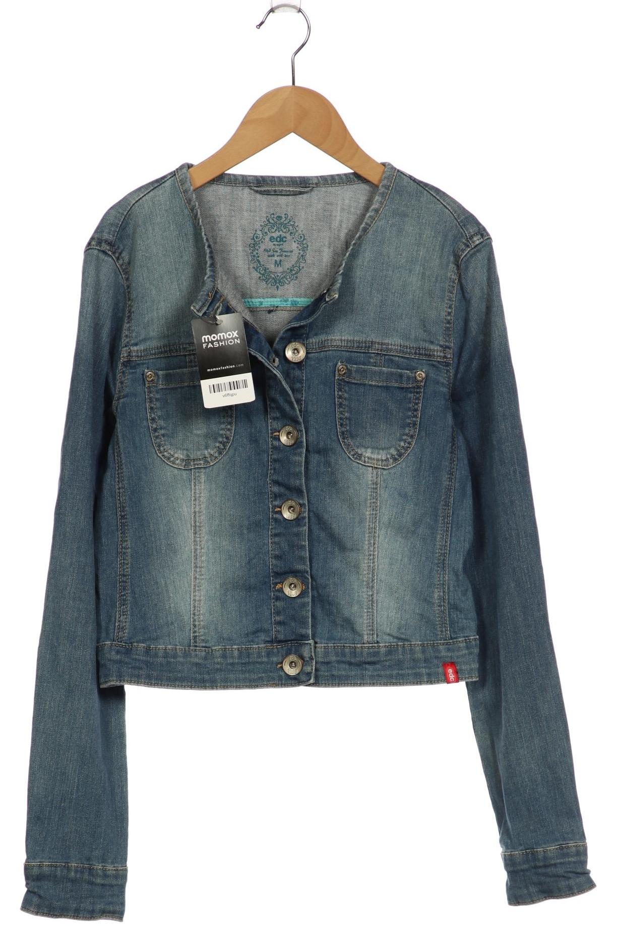

edc by Esprit Damen Jacke, blau, Gr. 38