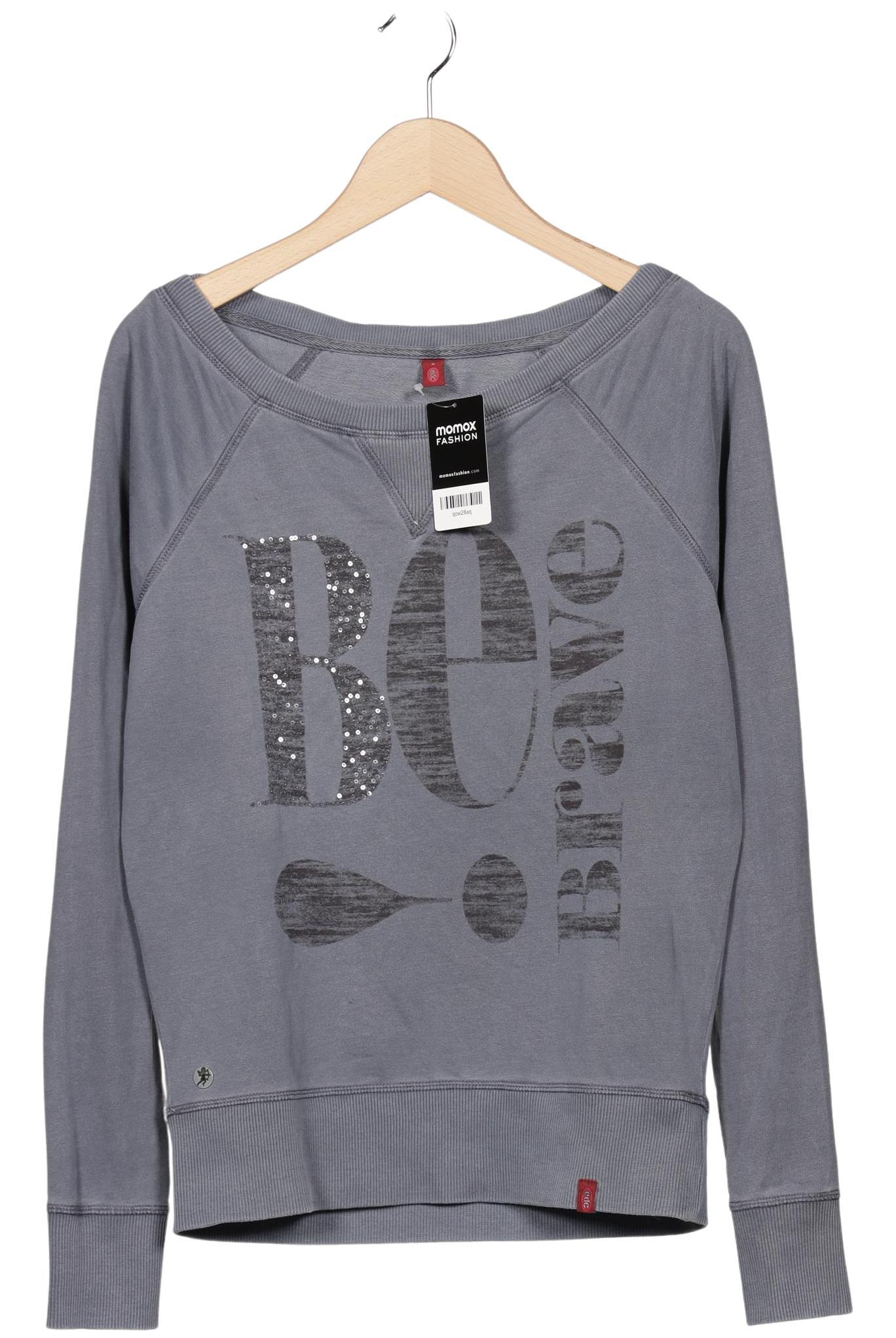 

edc by Esprit Damen Sweatshirt, grau, Gr. 36