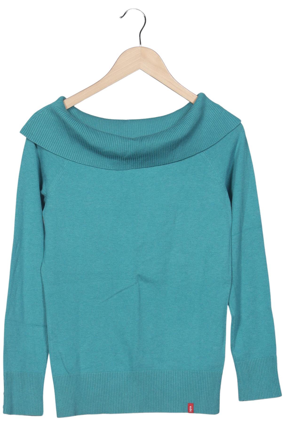 

edc by Esprit Damen Pullover, türkis, Gr. 38