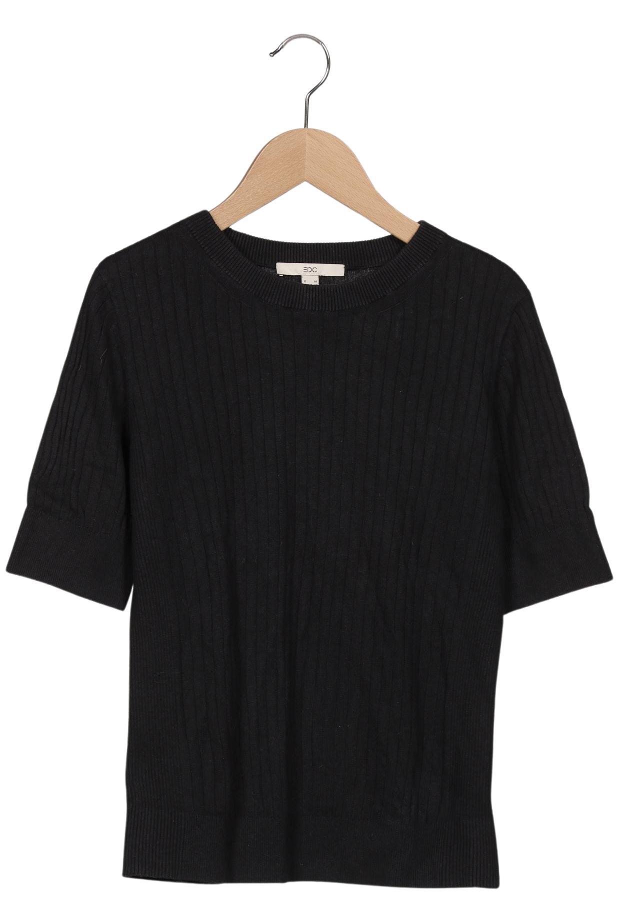 

edc by Esprit Damen Pullover, schwarz, Gr. 38