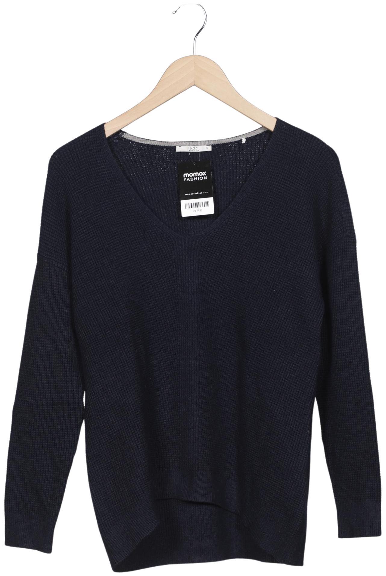 

edc by Esprit Damen Pullover, marineblau, Gr. 36