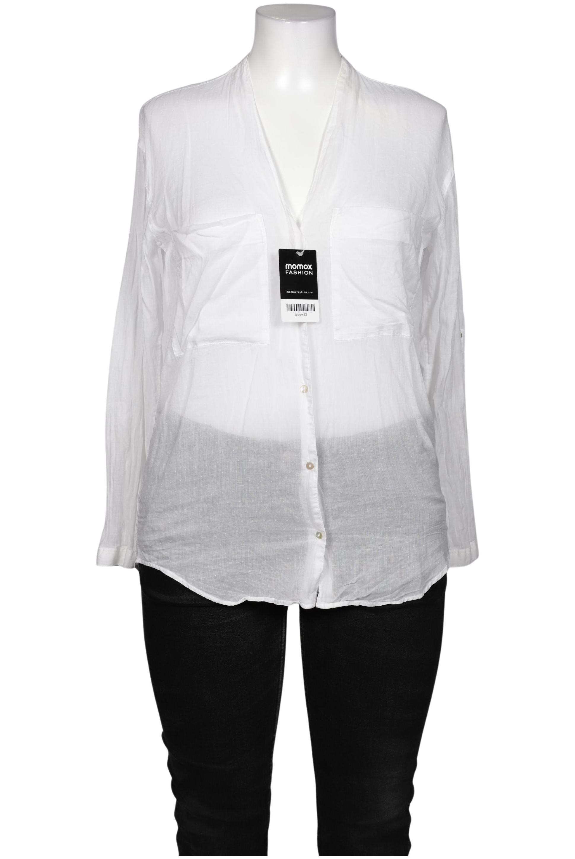 

edc by Esprit Damen Bluse, weiß, Gr. 34