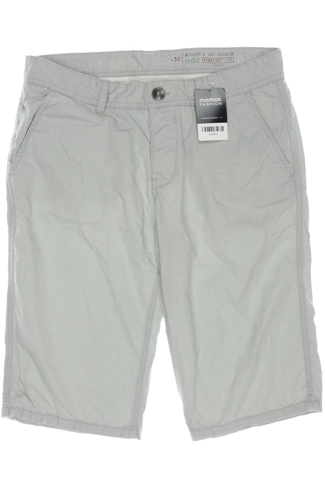 

edc by Esprit Herren Shorts, grau, Gr. 32