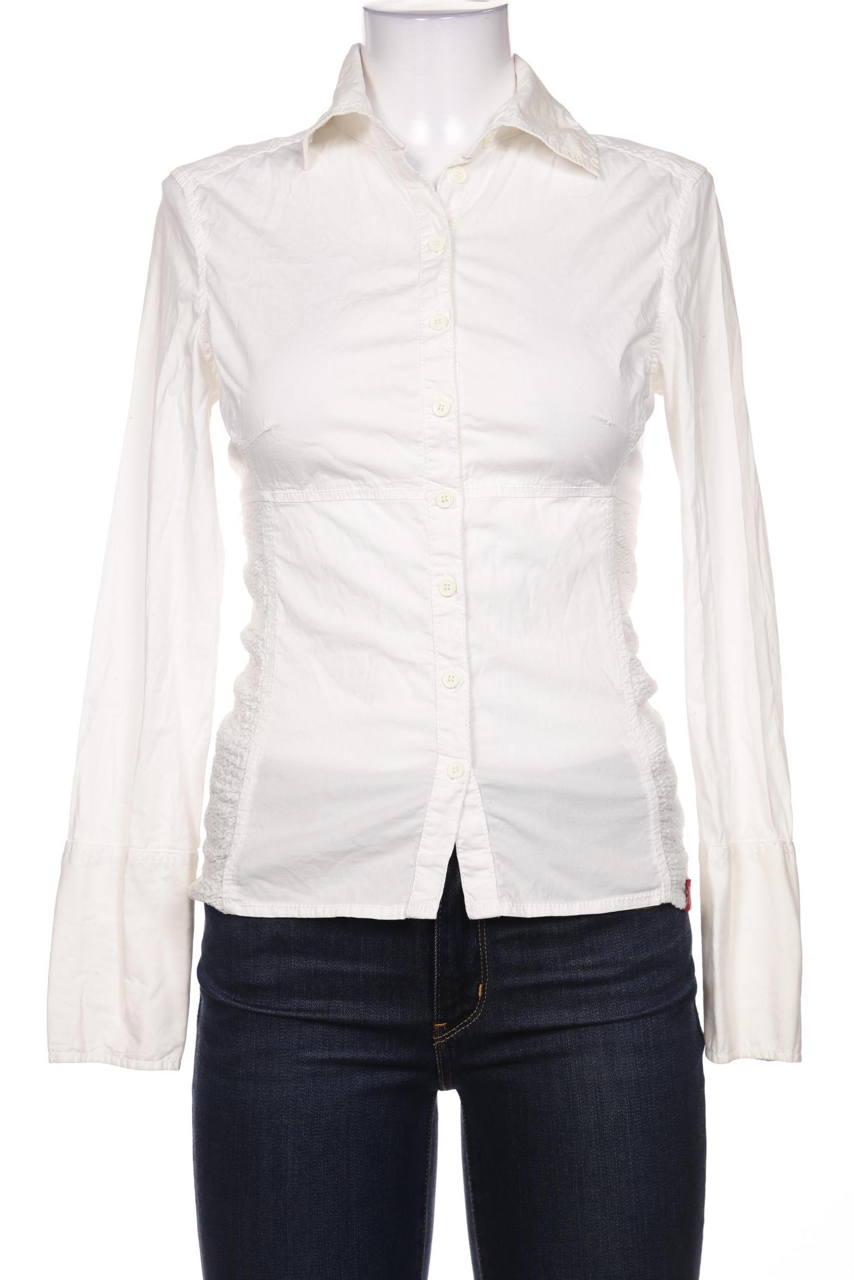 

edc by Esprit Damen Bluse, weiß, Gr. 38