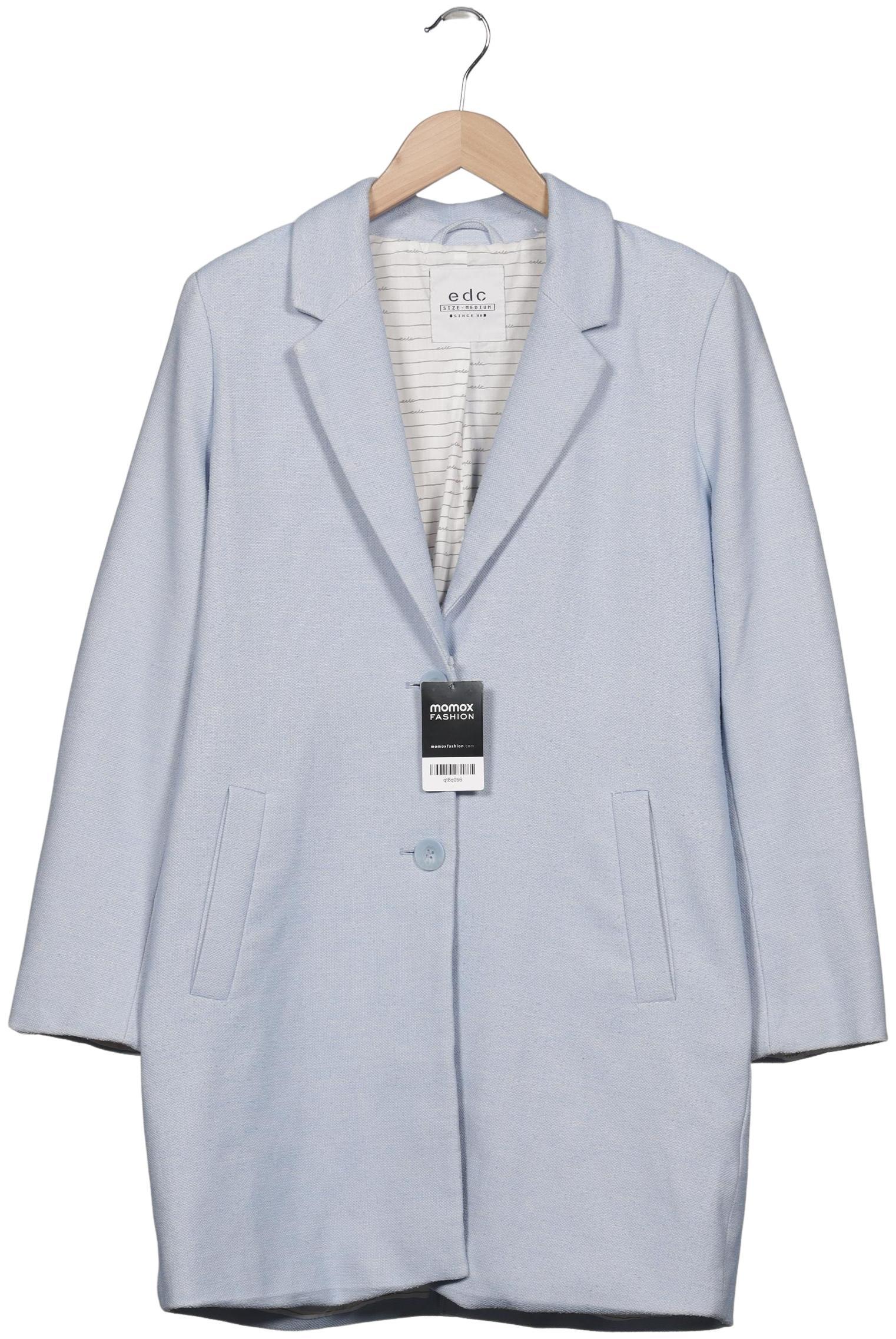 

edc by Esprit Damen Mantel, hellblau, Gr. 38