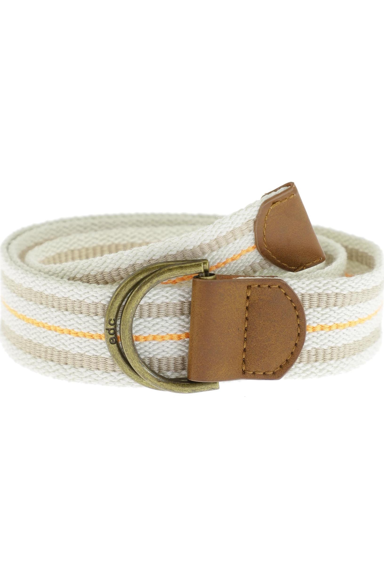 

edc by Esprit Damen Gürtel, weiß, Gr. 95