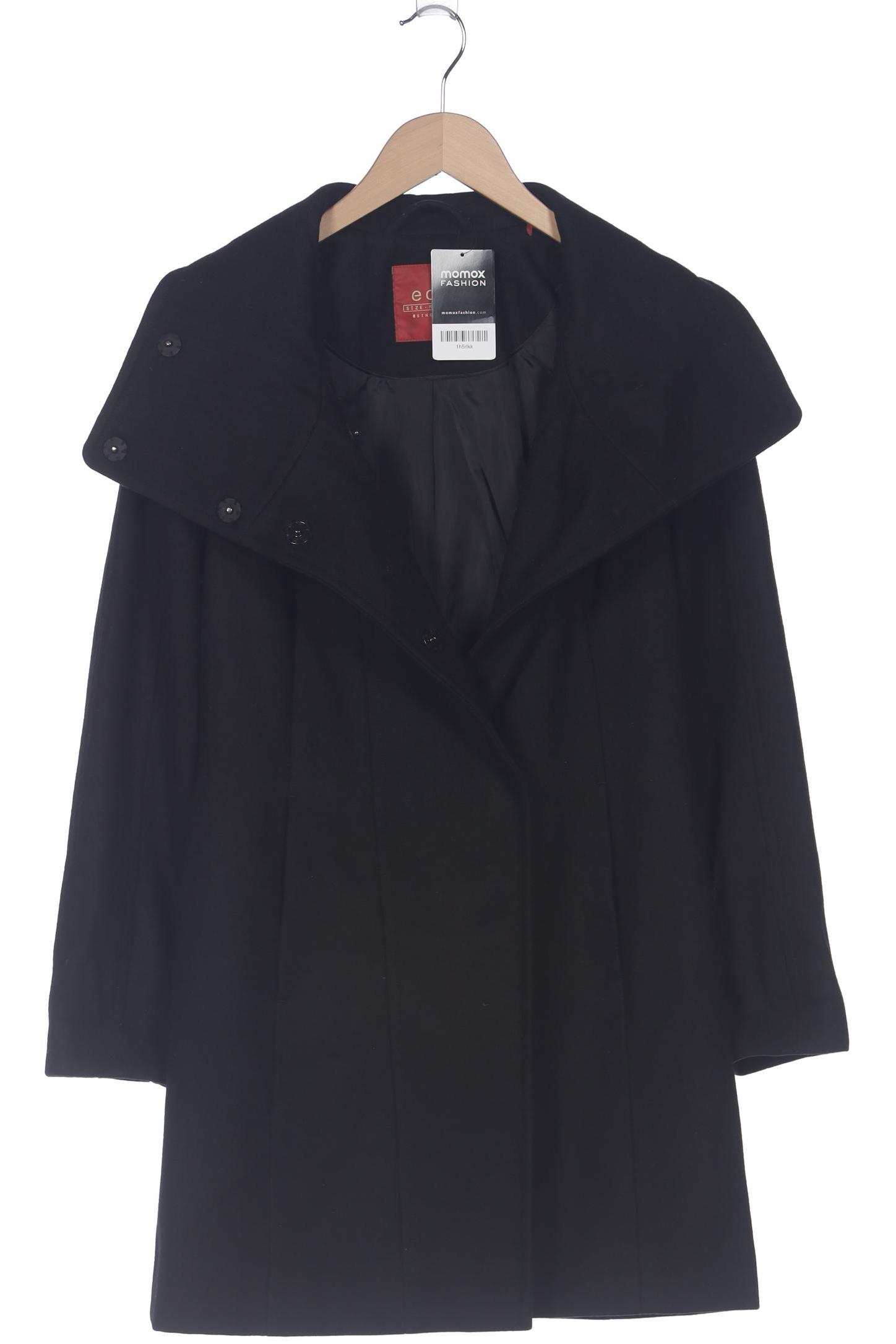 

edc by Esprit Damen Mantel, schwarz, Gr. 38