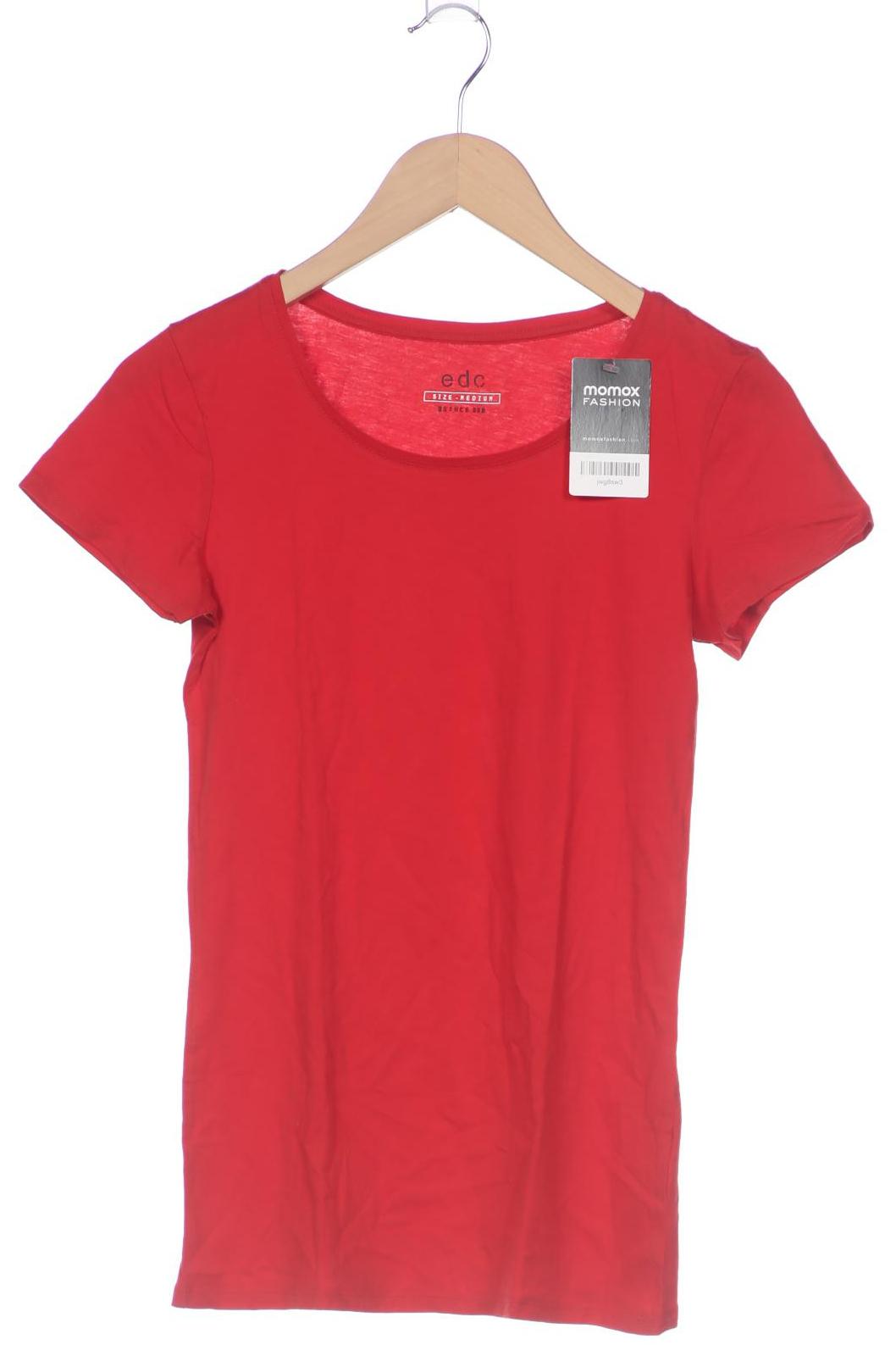 

edc by Esprit Damen T-Shirt, rot, Gr. 38