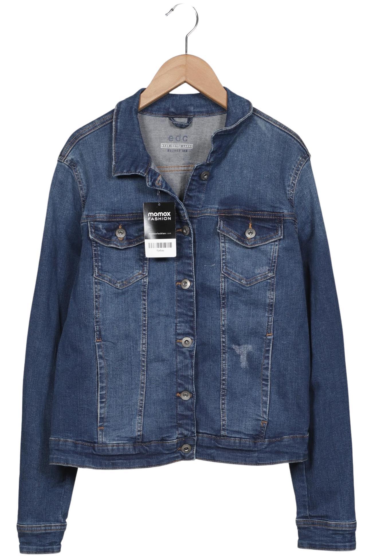 

edc by Esprit Damen Jacke, blau, Gr. 44