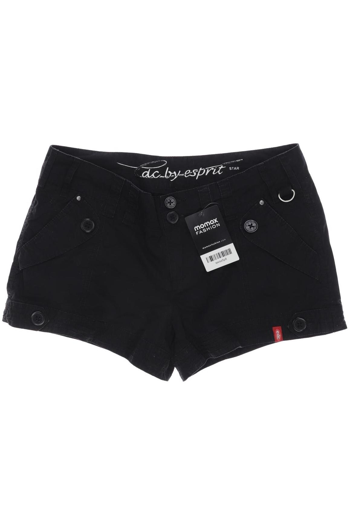 

edc by Esprit Damen Shorts, schwarz, Gr. 34