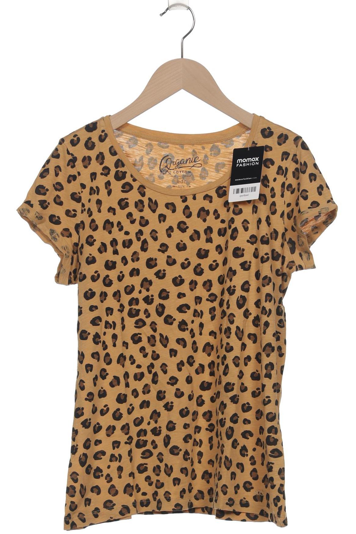 

edc by Esprit Damen T-Shirt, beige, Gr. 36