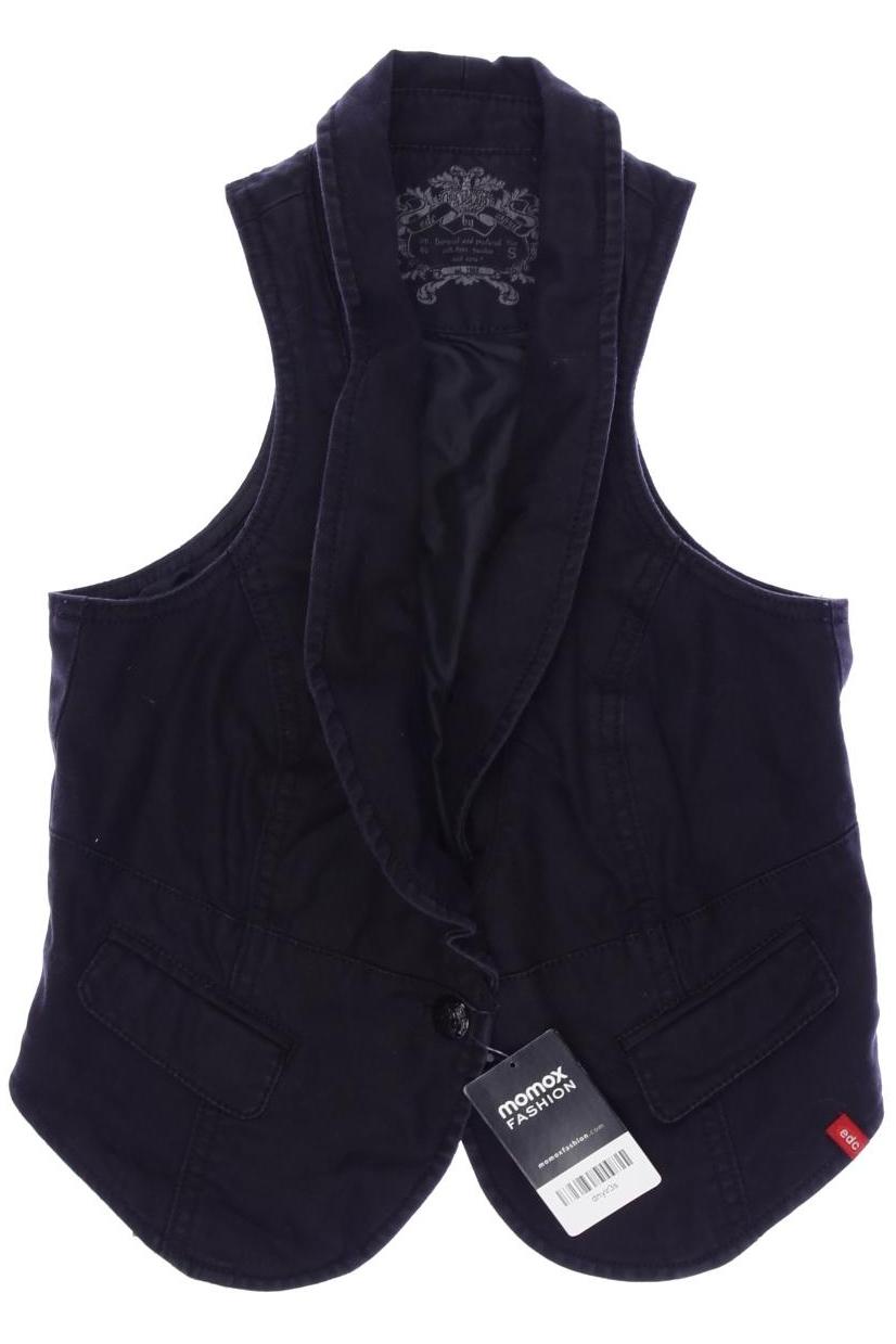 

edc by Esprit Damen Weste, schwarz, Gr. 36
