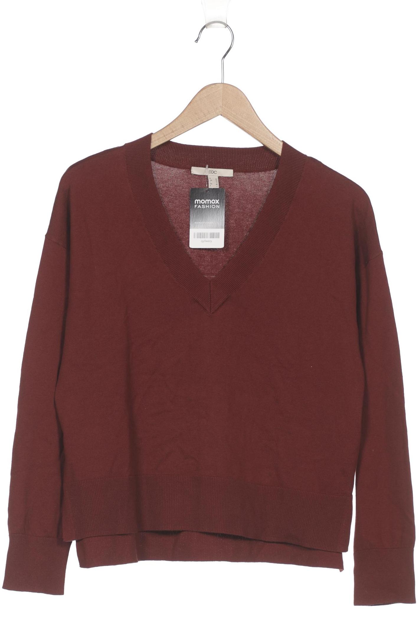 

edc by Esprit Damen Pullover, bordeaux, Gr. 38