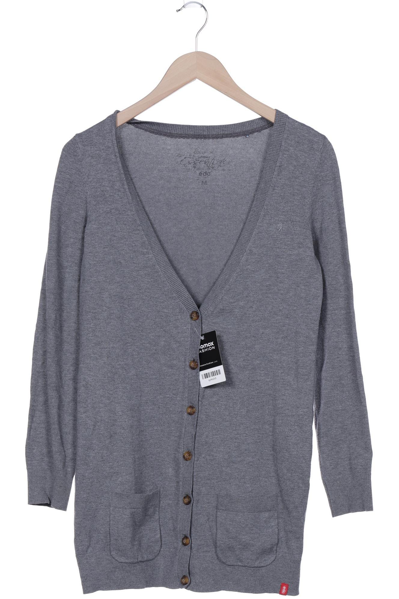 

edc by Esprit Damen Strickjacke, grau