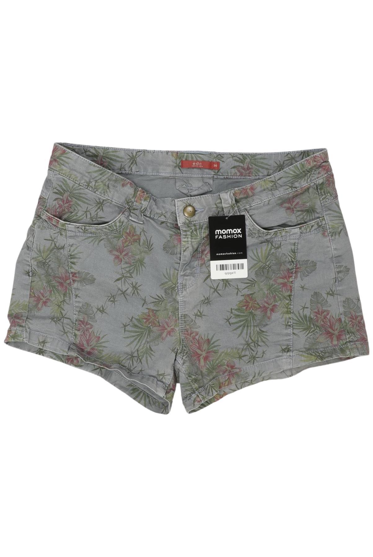 

edc by Esprit Damen Shorts, grau, Gr. 36