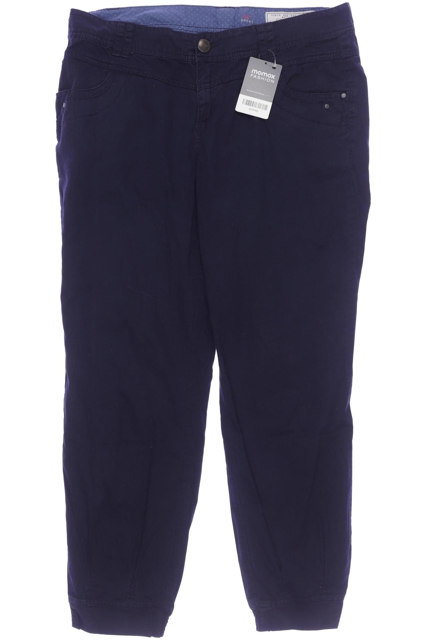

edc by Esprit Damen Stoffhose, marineblau, Gr. 40