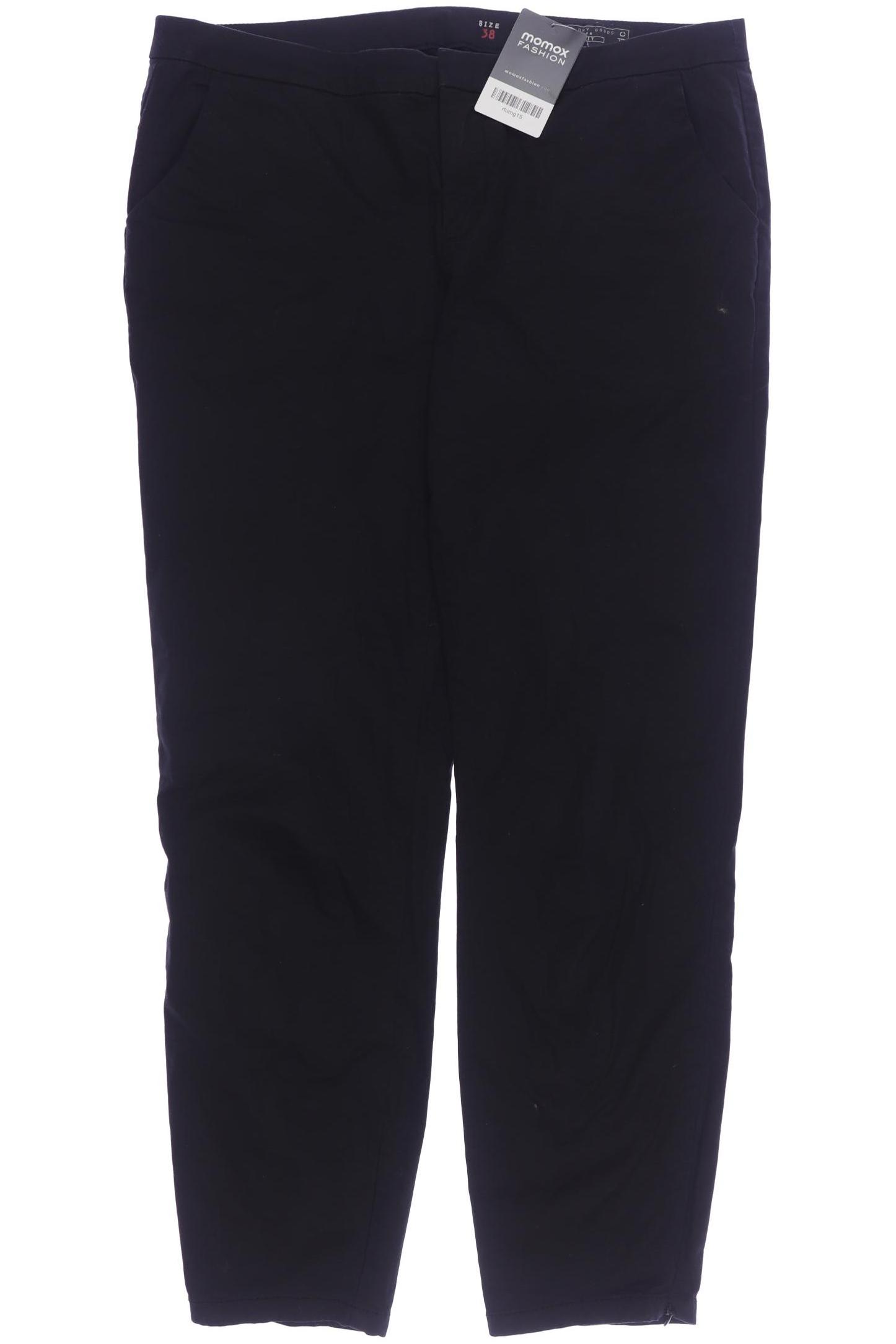 

edc by Esprit Damen Stoffhose, schwarz, Gr. 38