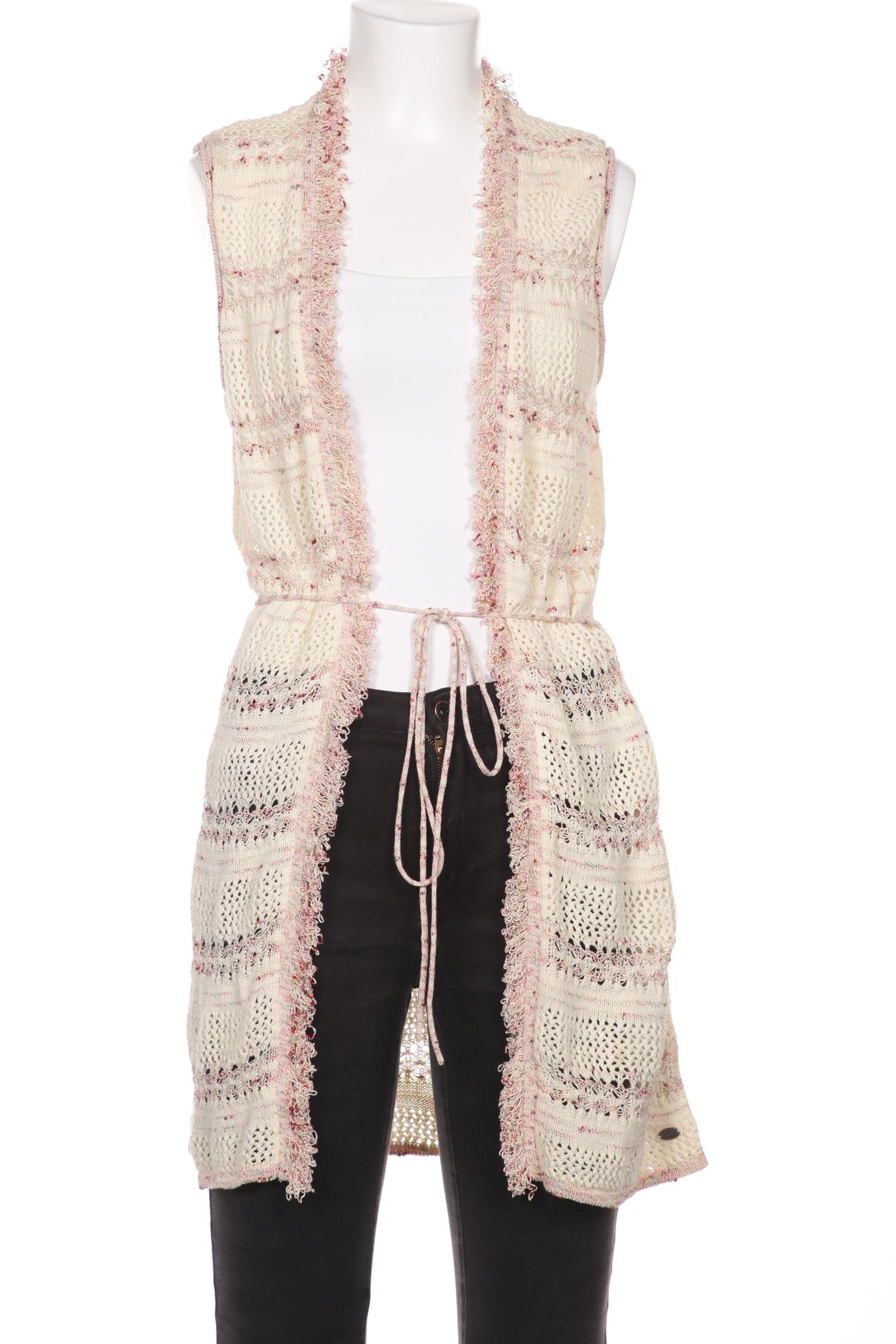 

edc by Esprit Damen Strickjacke, cremeweiß, Gr. 36