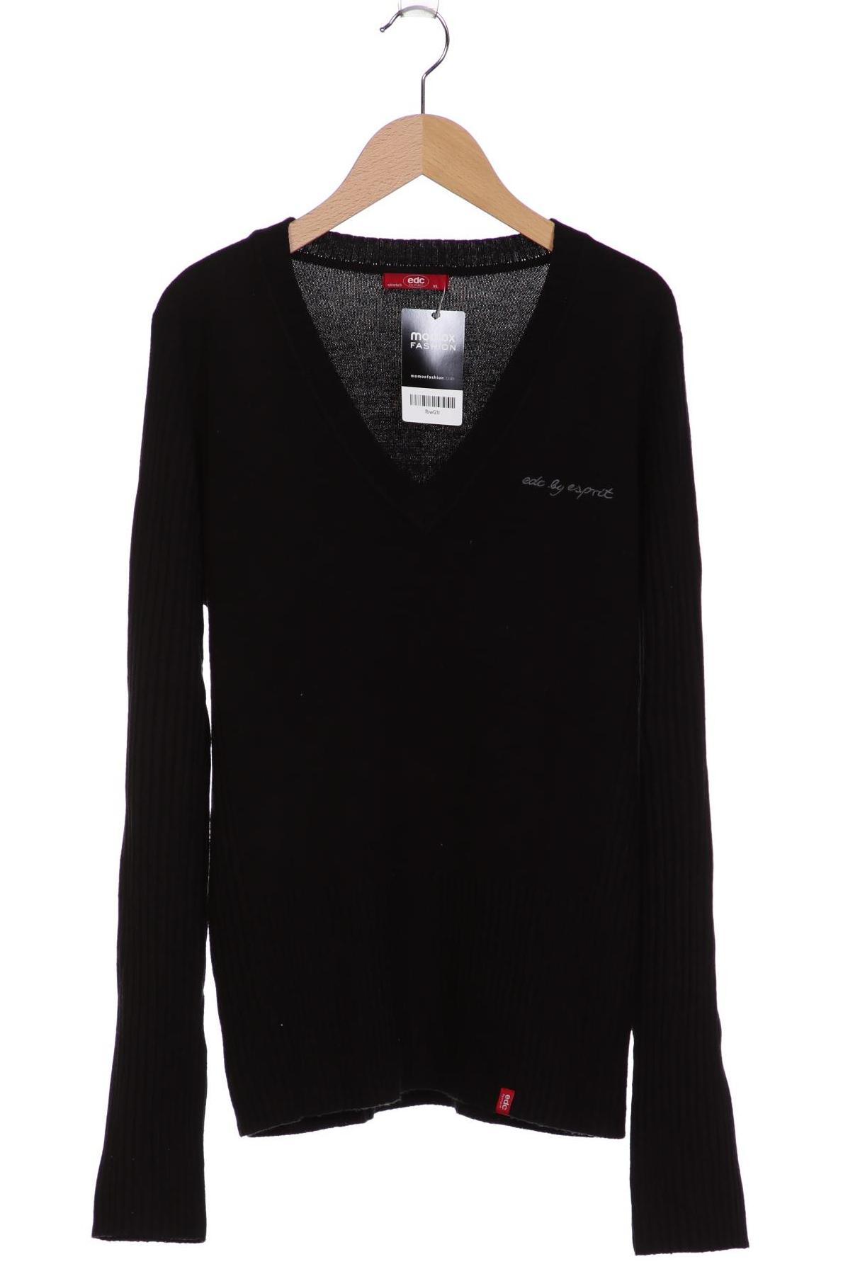 

edc by Esprit Damen Pullover, schwarz, Gr. 44