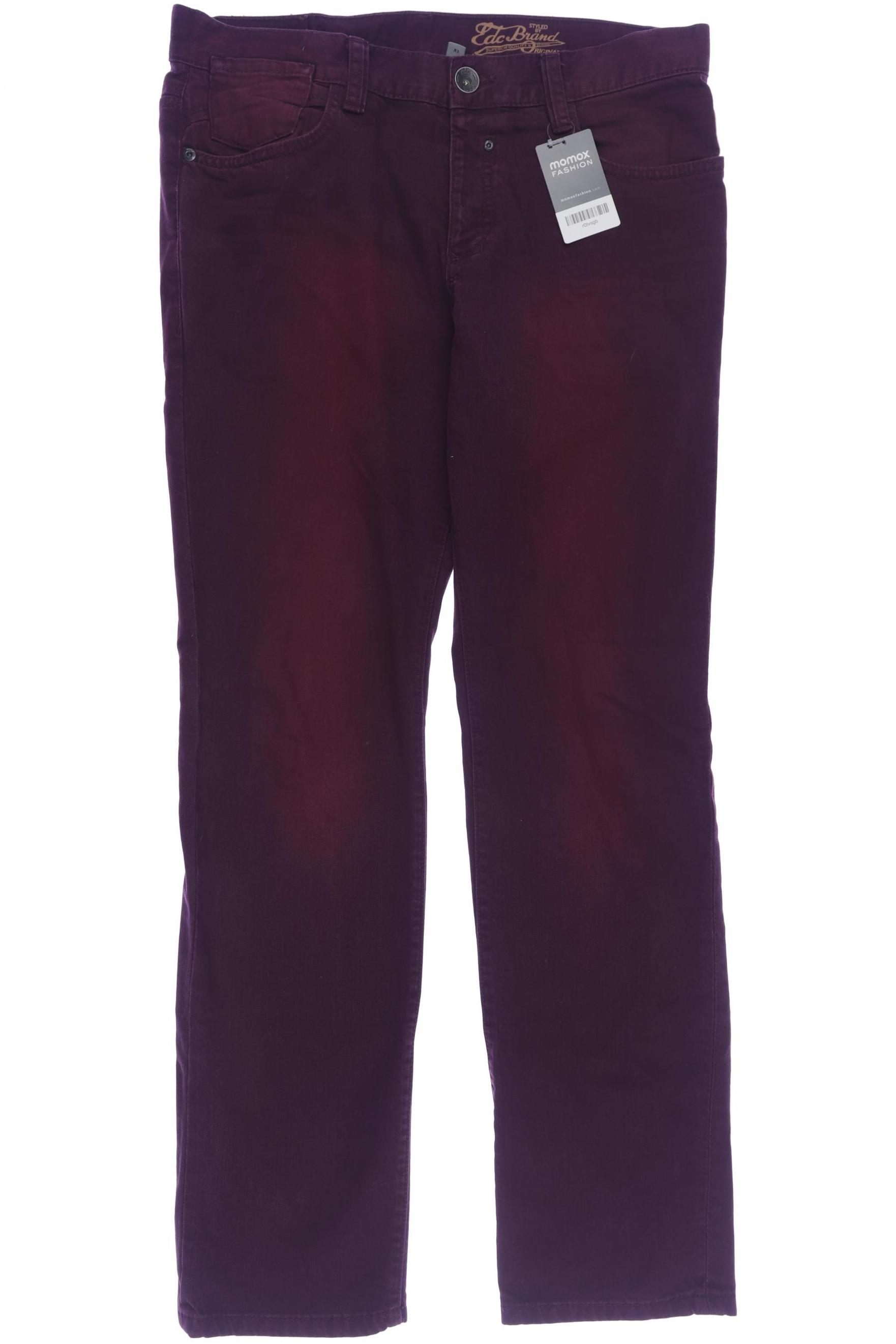 

edc by Esprit Herren Jeans, bordeaux, Gr. 34